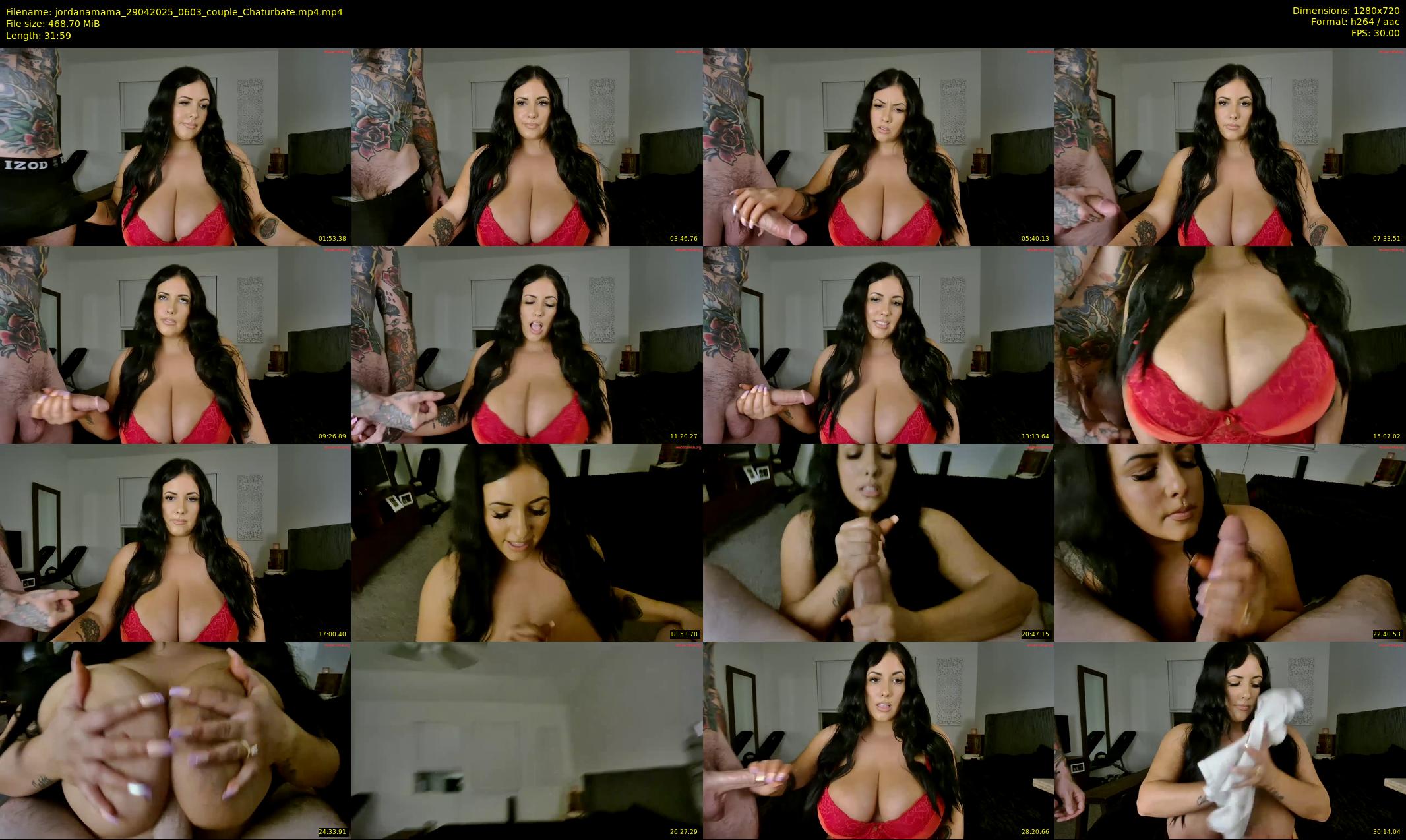 jordanamama — 32 minute Chaturbate couple cam show recording, 720p, Apr 29, 2025