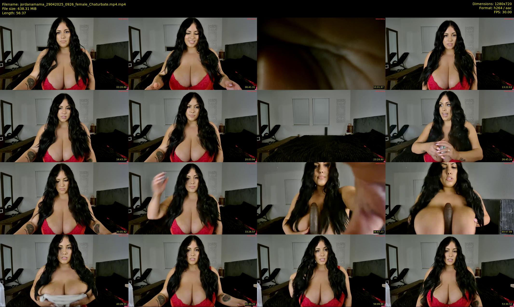 jordanamama — 57 minute Chaturbate couple cam show recording, 720p, Apr 29, 2025