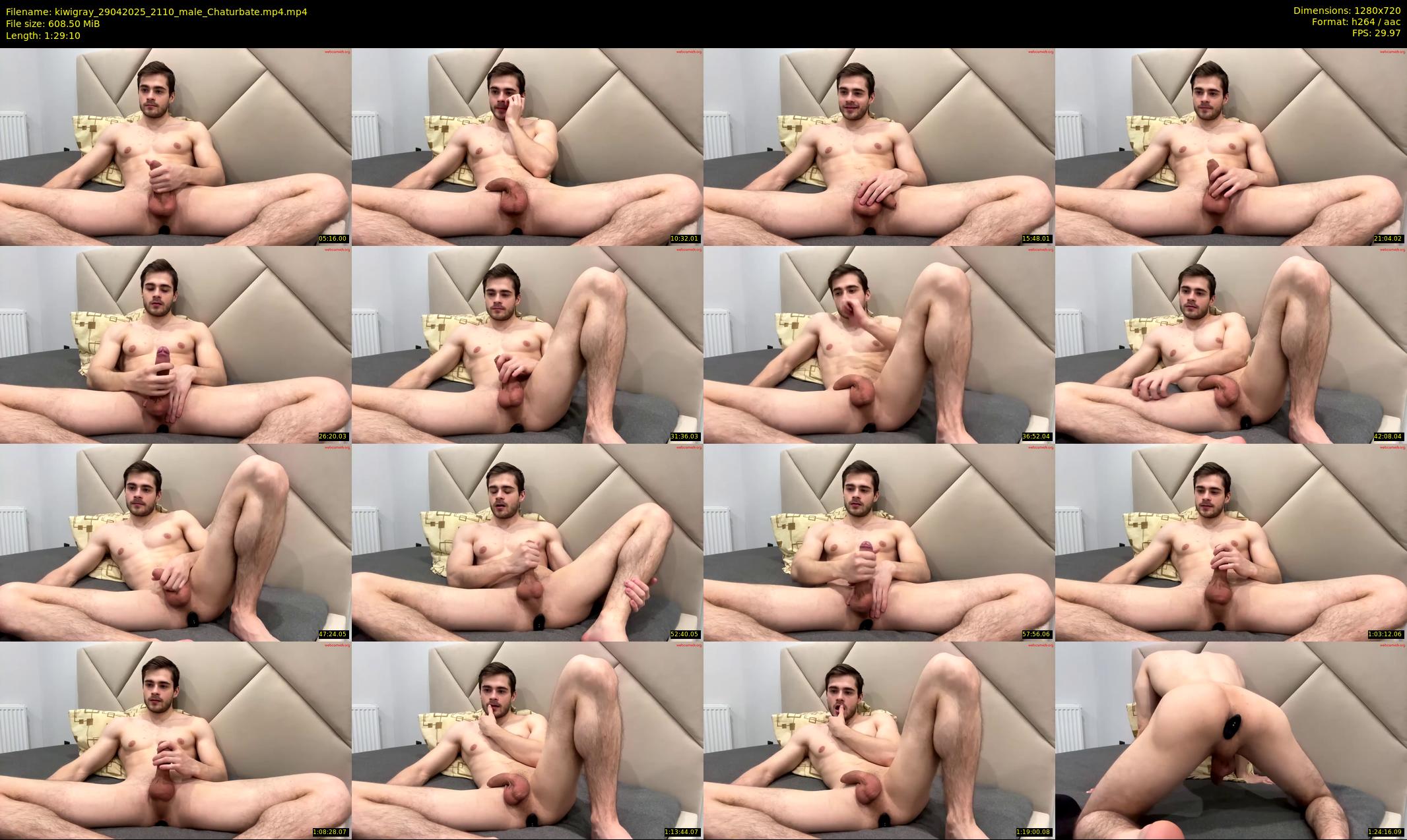 kiwigray — 90 minute Chaturbate male cam show recording, 720p, Apr 29, 2025
