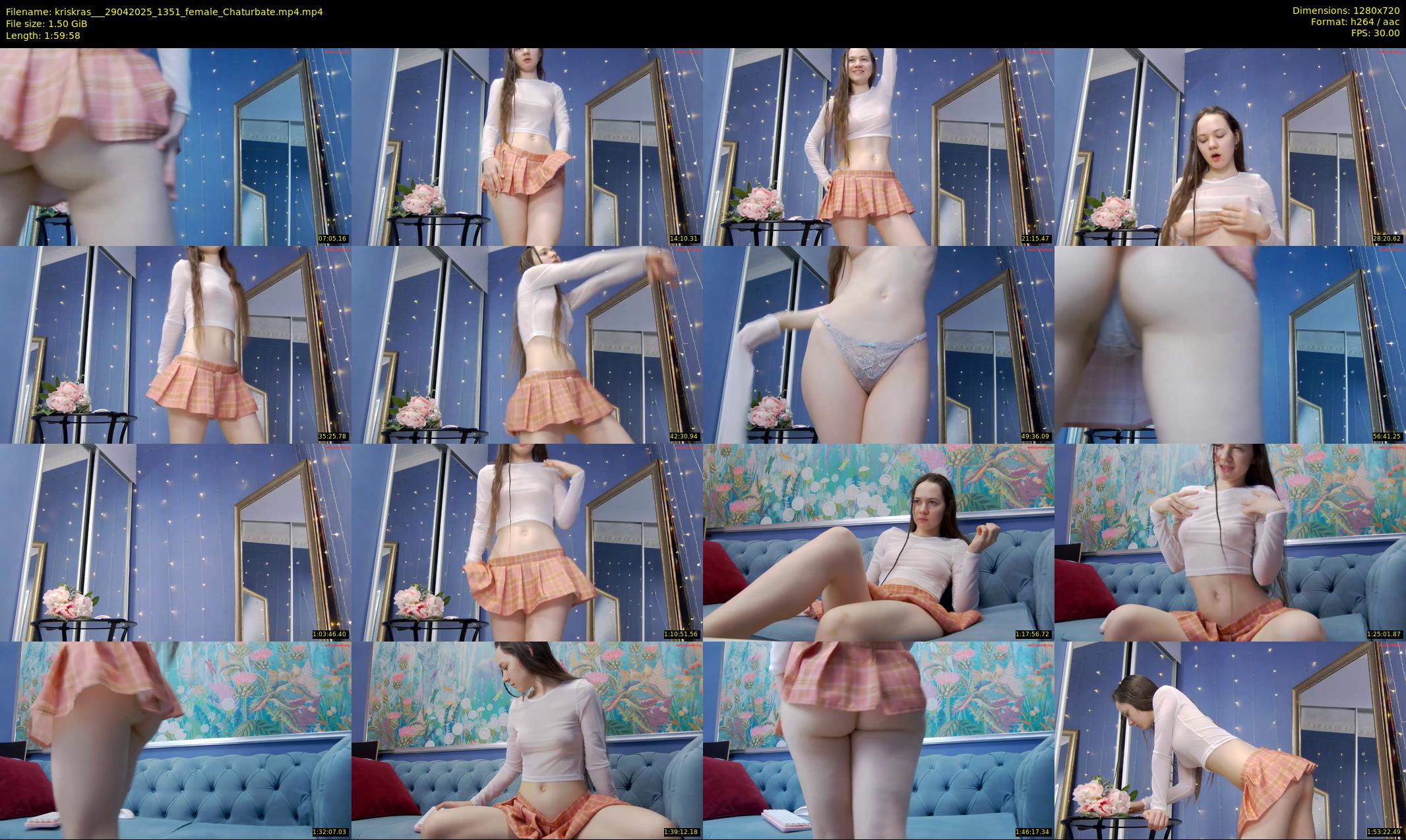 kriskras__ — 120 minute Chaturbate female cam show recording, 720p, Apr 29, 2025