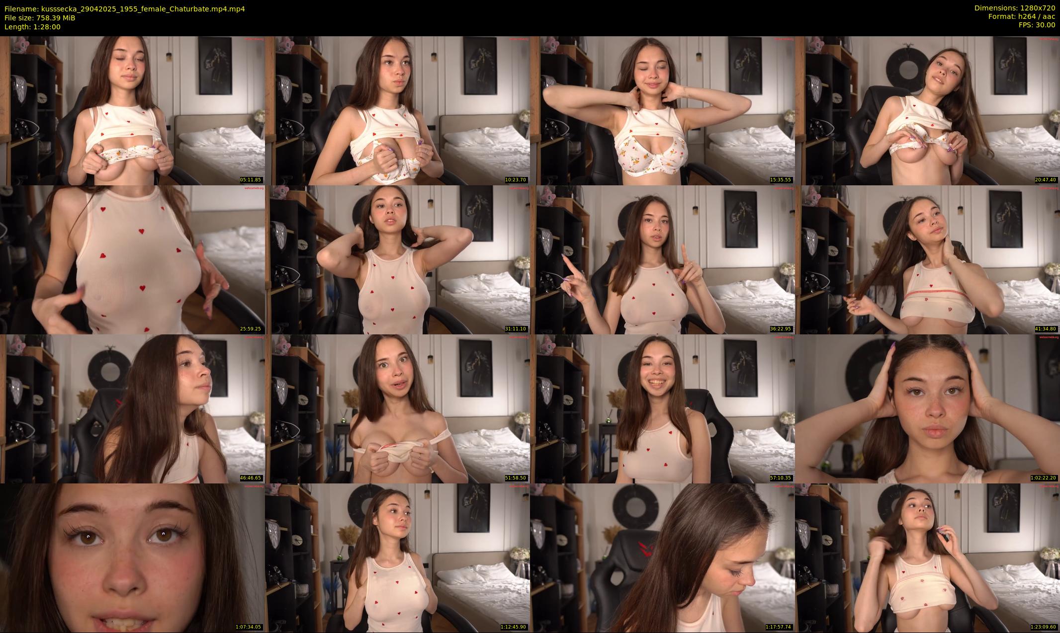 kusssecka — 88 minute Chaturbate female cam show recording, 720p, Apr 29, 2025