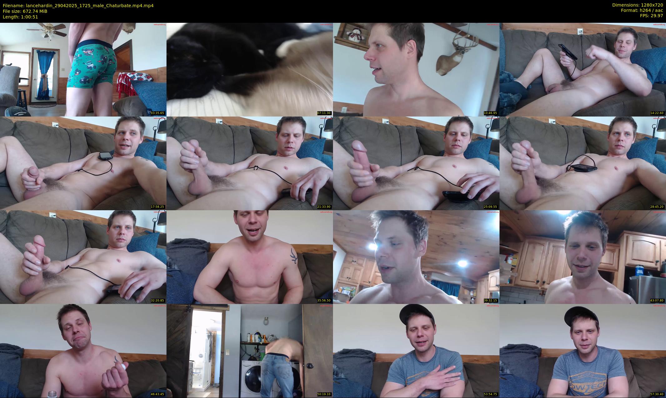 lancehardin — 61 minute Chaturbate male cam show recording, 720p, Apr 29, 2025