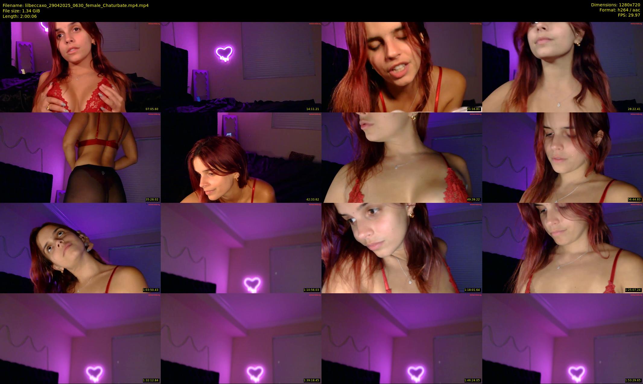 lilbeccaxo — 121 minute Chaturbate female cam show recording, 720p, Apr 29, 2025
