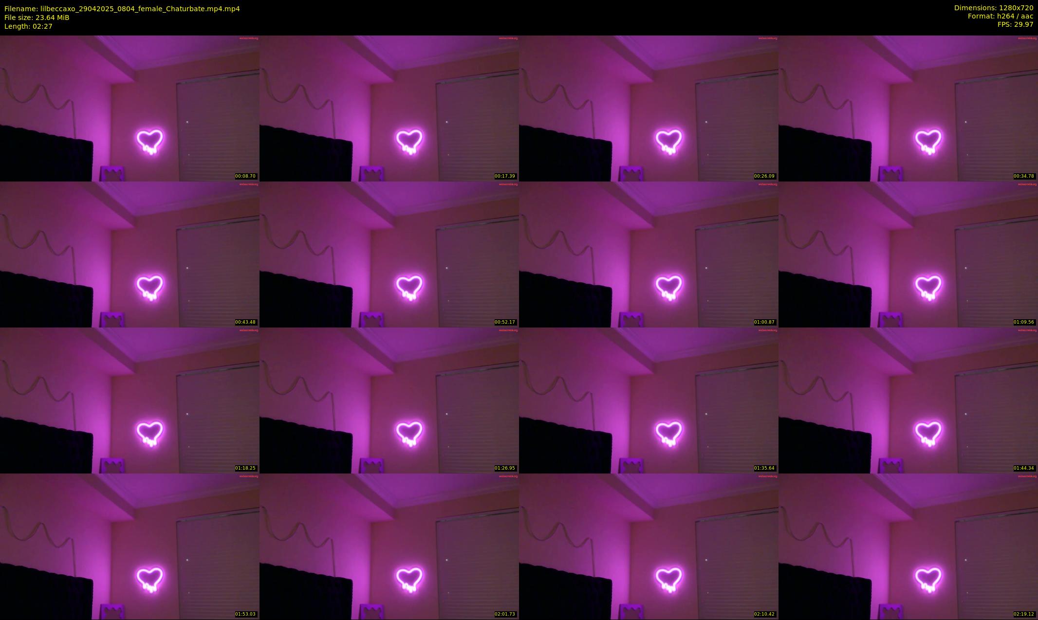 lilbeccaxo — 3 minute Chaturbate female cam show recording, 720p, Apr 29, 2025