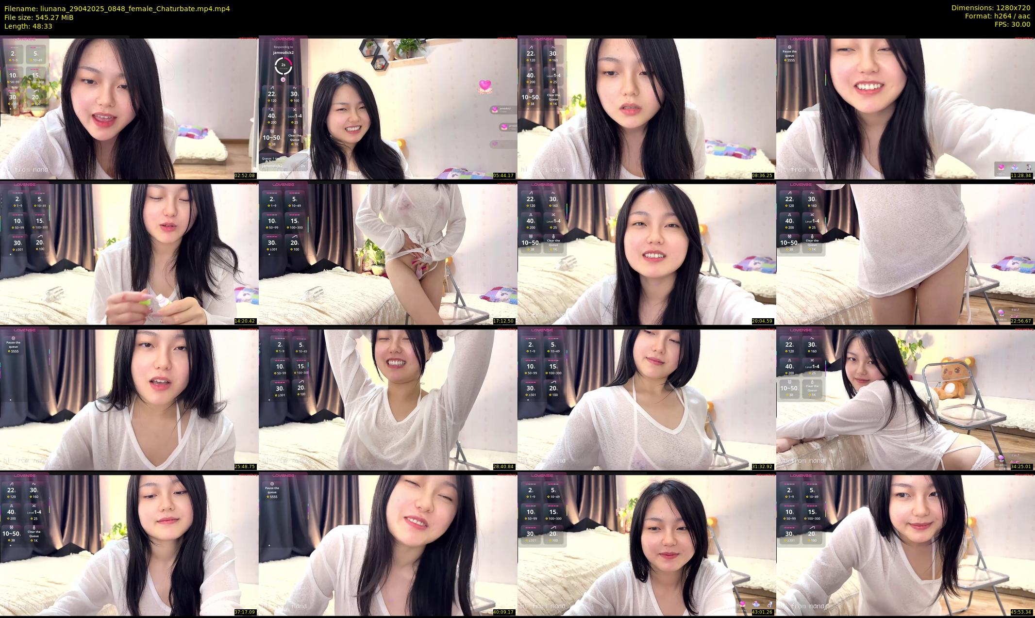 liunana — 49 minute Chaturbate female cam show recording, 720p, Apr 29, 2025
