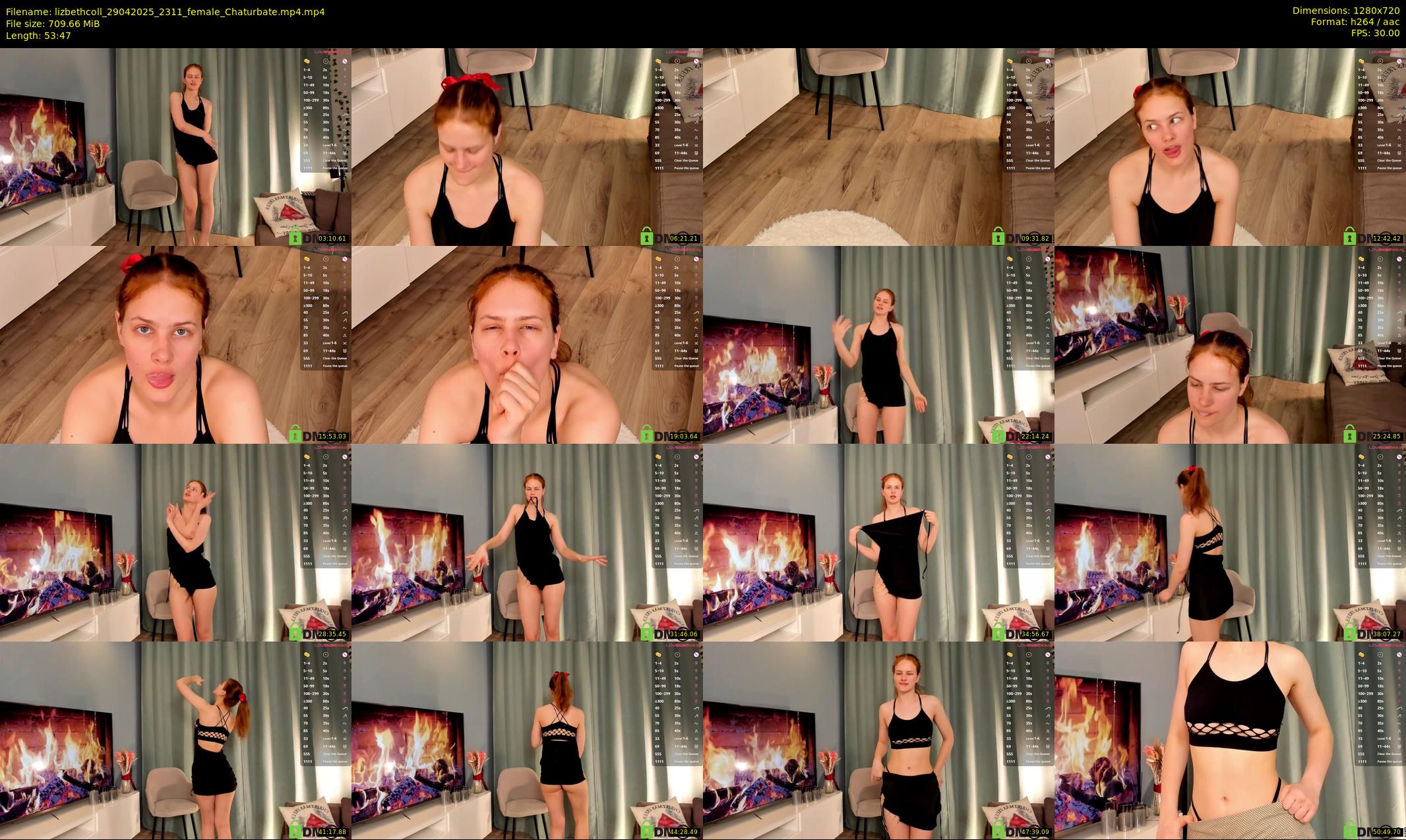 lizbethcoll — 54 minute Chaturbate female cam show recording, 720p, Apr 29, 2025