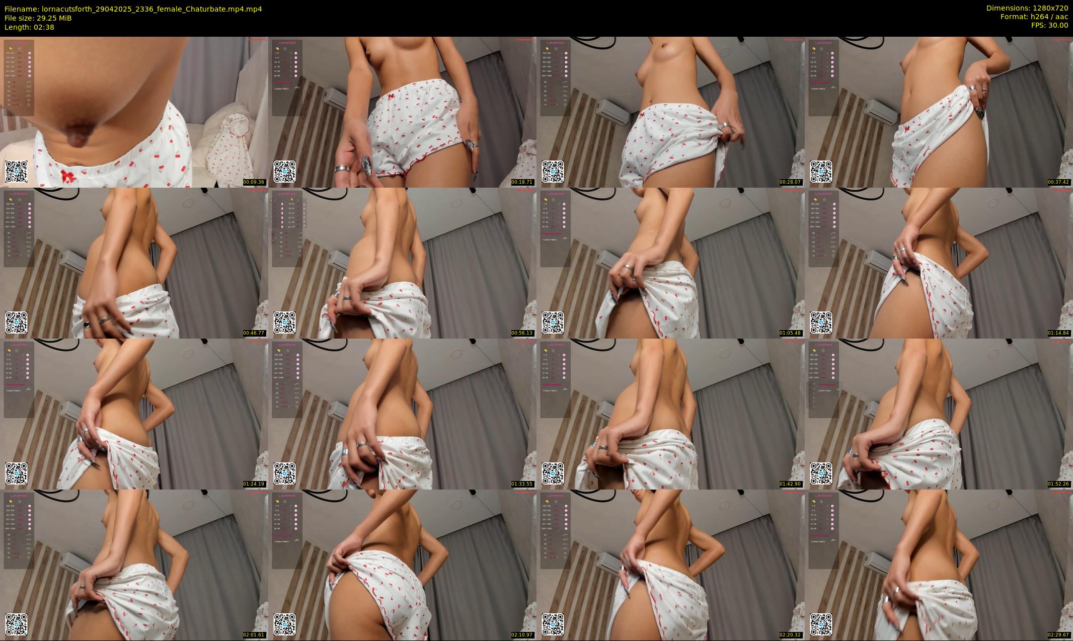 lornacutsforth — 3 minute Chaturbate female cam show recording, 720p, Apr 29, 2025