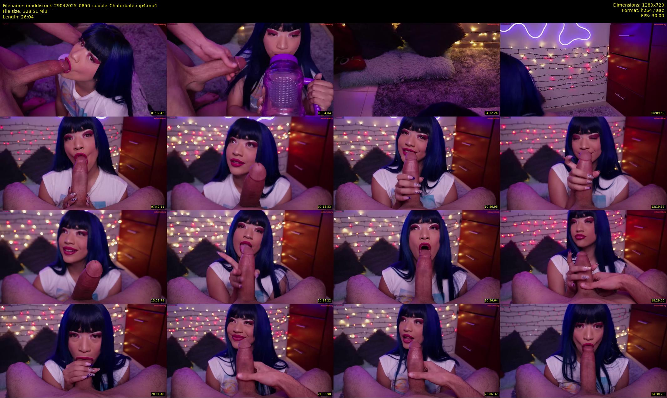 maddisrock — 27 minute Chaturbate couple cam show recording, 720p, Apr 29, 2025