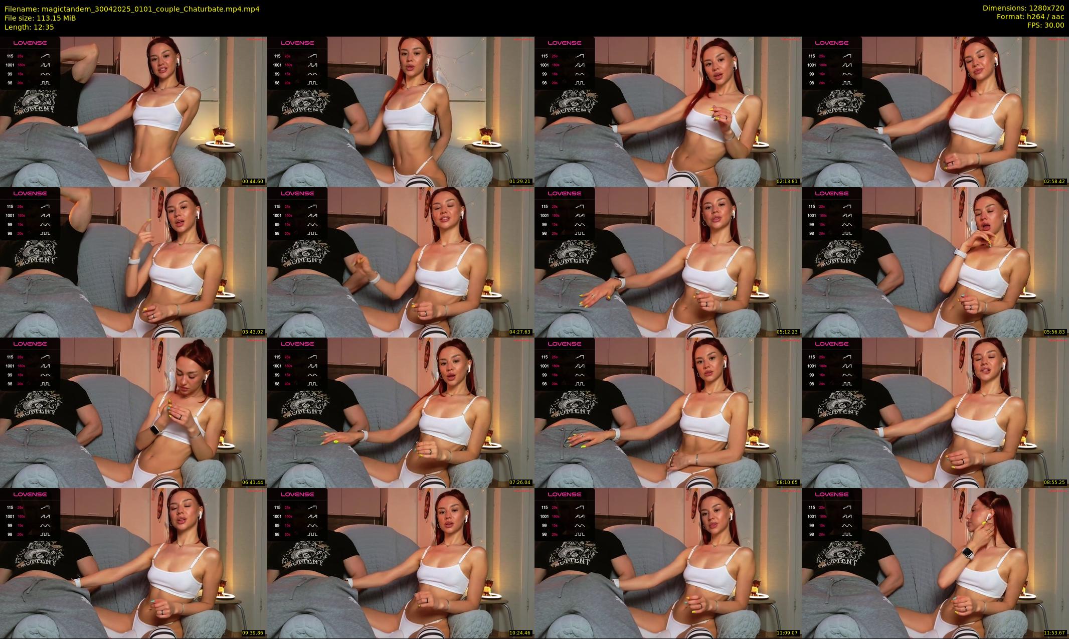magictandem — 13 minute Chaturbate couple cam show recording, 720p, Apr 30, 2025