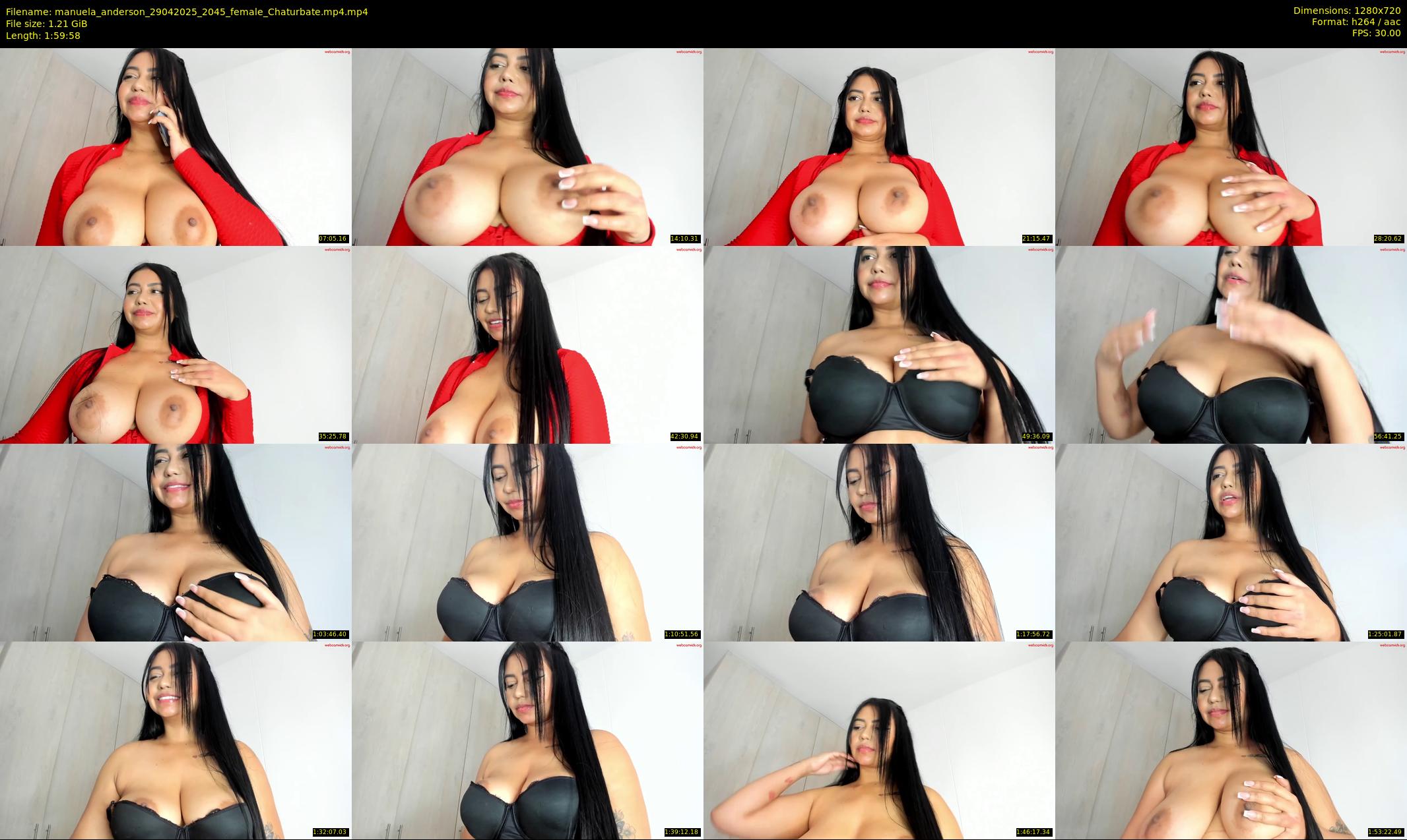 manuela_anderson — 120 minute Chaturbate female cam show recording, 720p, Apr 29, 2025
