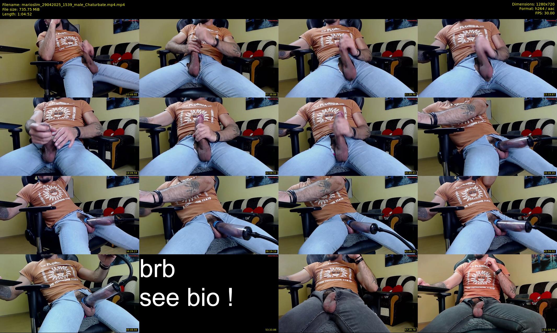 marioslim — 65 minute Chaturbate male cam show recording, 720p, Apr 29, 2025