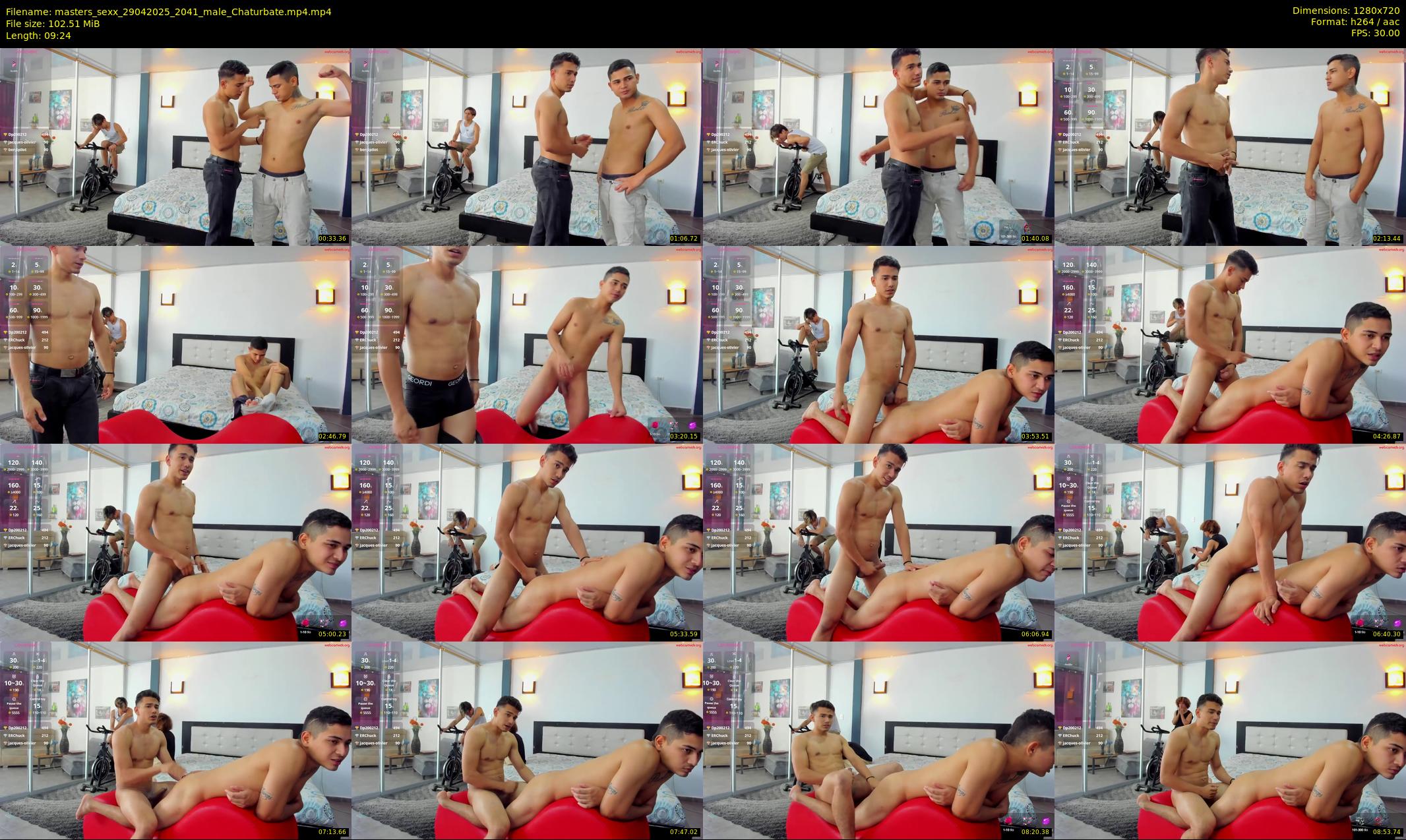 masters_sexx — 10 minute Chaturbate male cam show recording, 720p, Apr 29, 2025