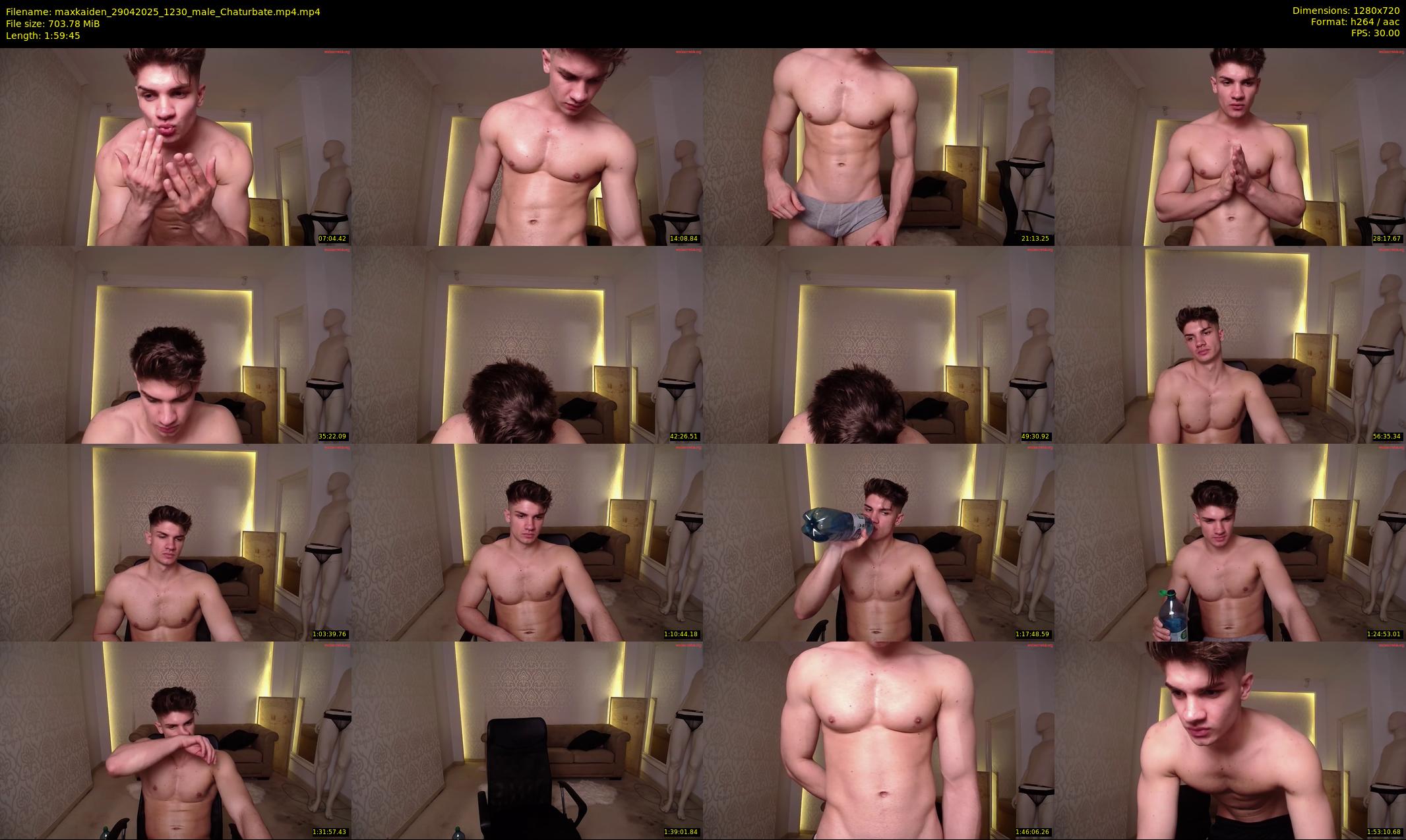 maxkaiden — 120 minute Chaturbate male cam show recording, 720p, Apr 29, 2025