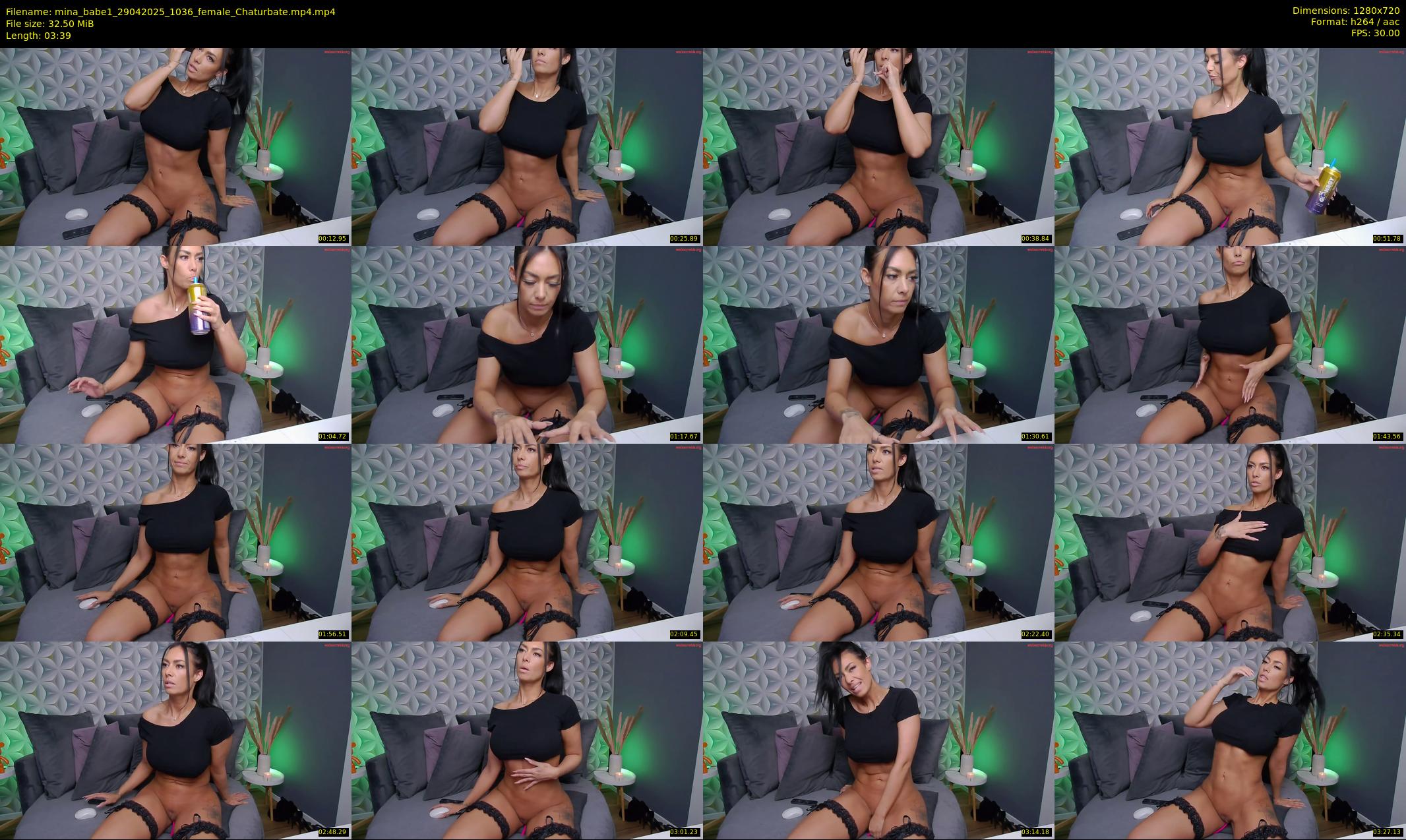 mina_babe1 — 4 minute Chaturbate female cam show recording, 720p, Apr 29, 2025