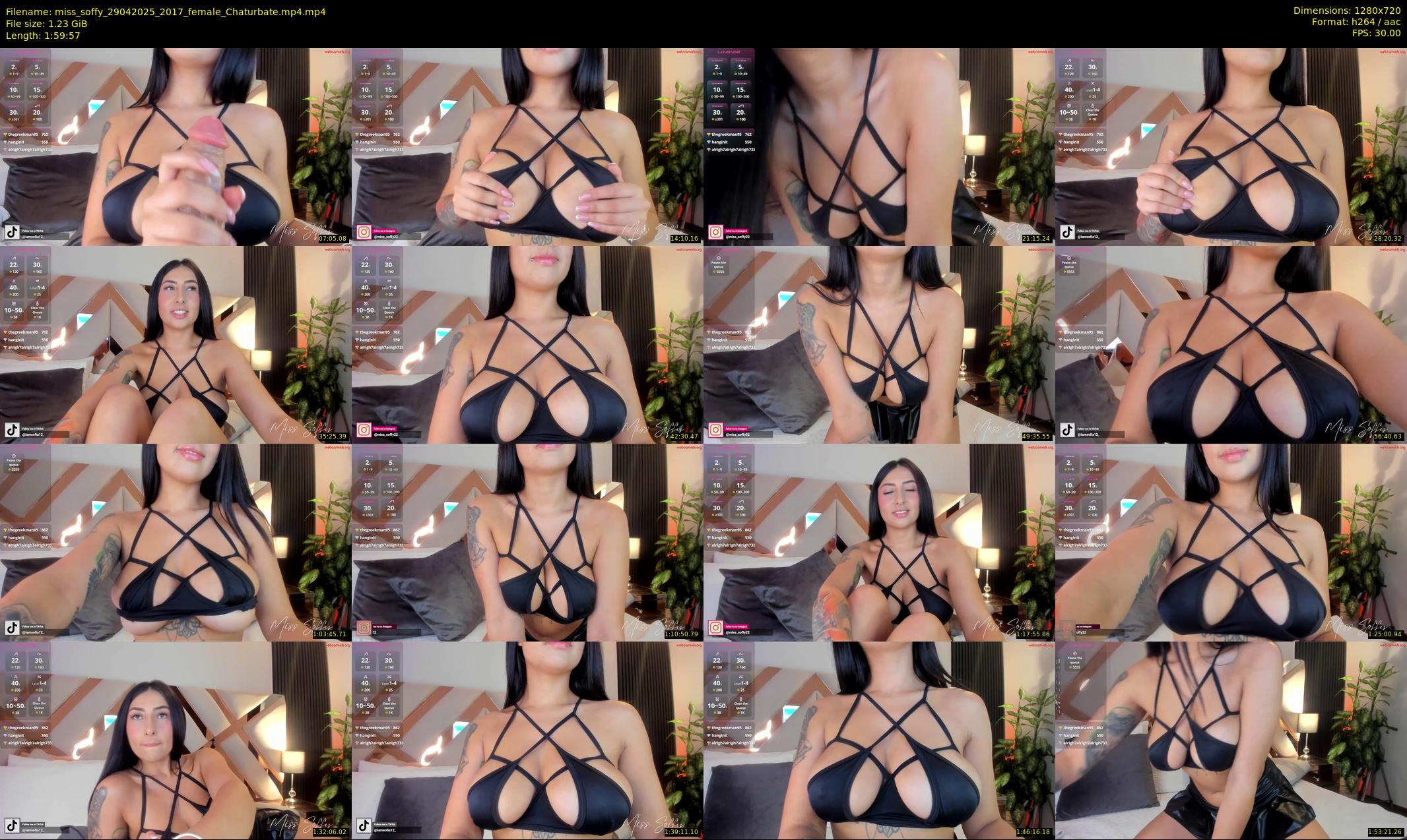 miss_soffy — 120 minute Chaturbate female cam show recording, 720p, Apr 29, 2025