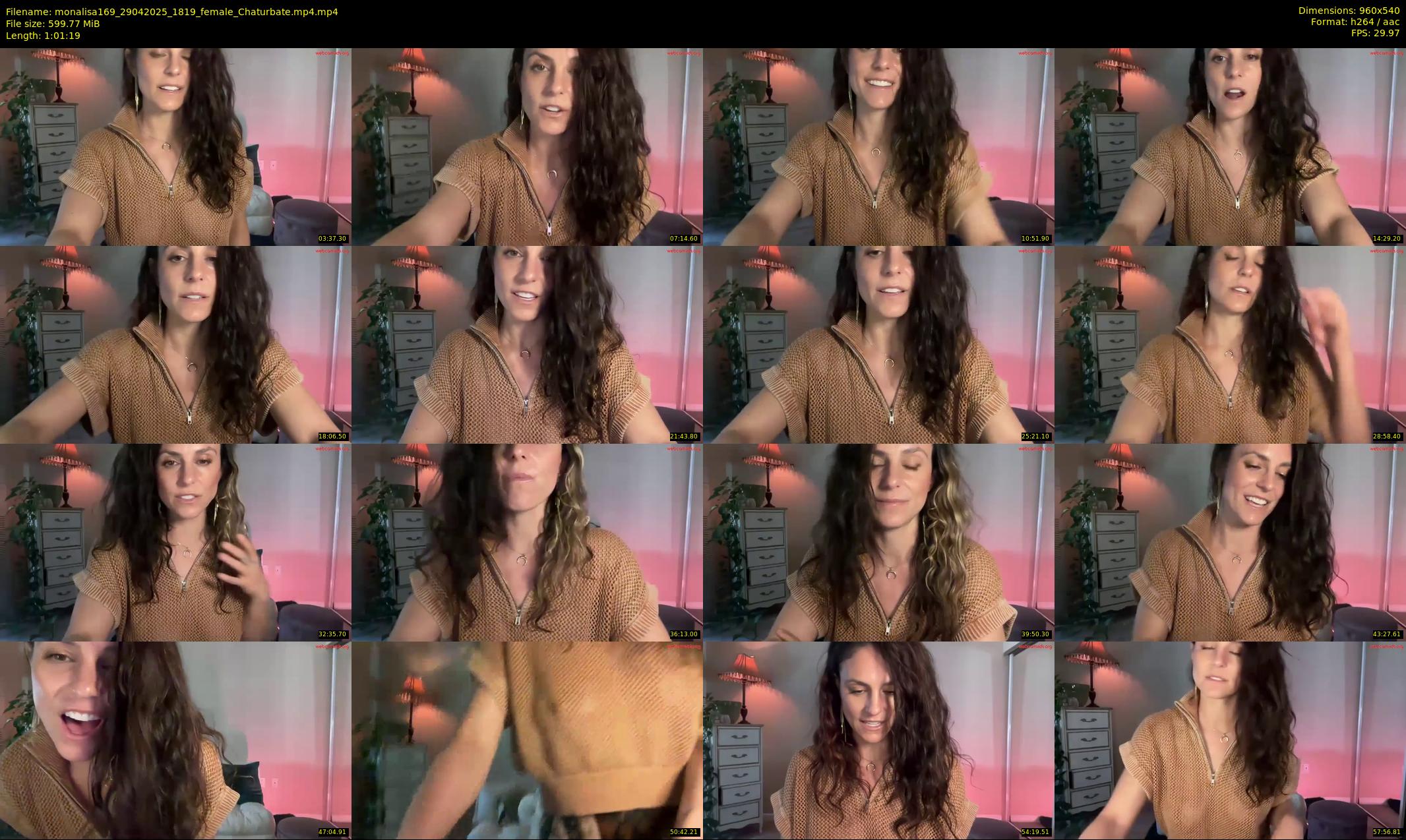 monalisa169 — 62 minute Chaturbate female cam show recording, 480p, Apr 29, 2025