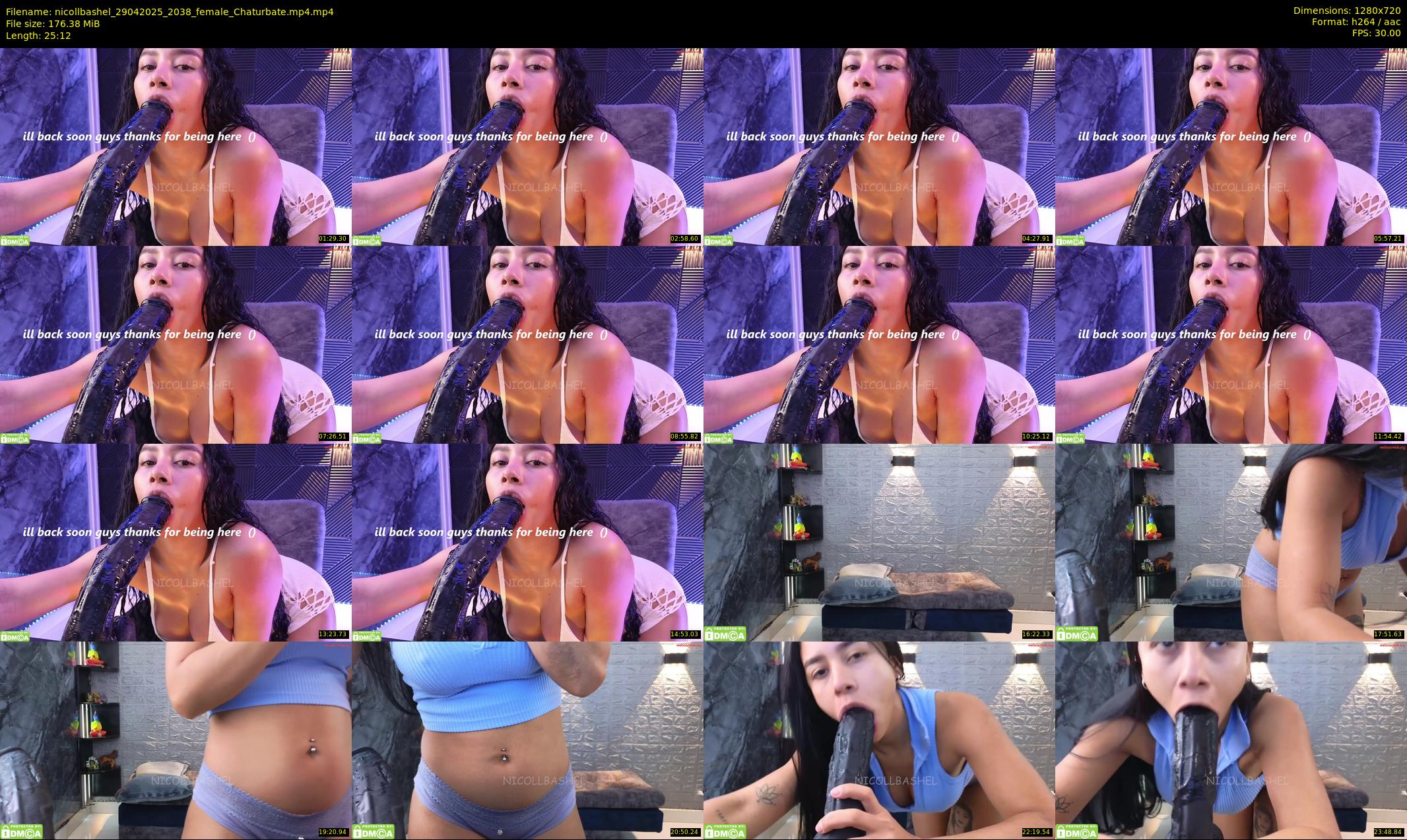 nicollbashel — 26 minute Chaturbate female cam show recording, 720p, Apr 29, 2025