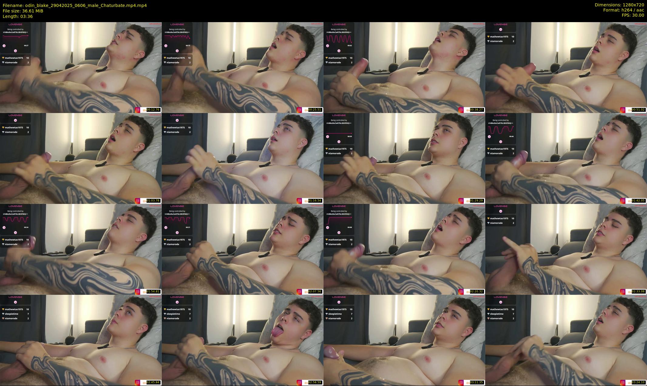 odin_blake — 4 minute Chaturbate male cam show recording, 720p, Apr 29, 2025