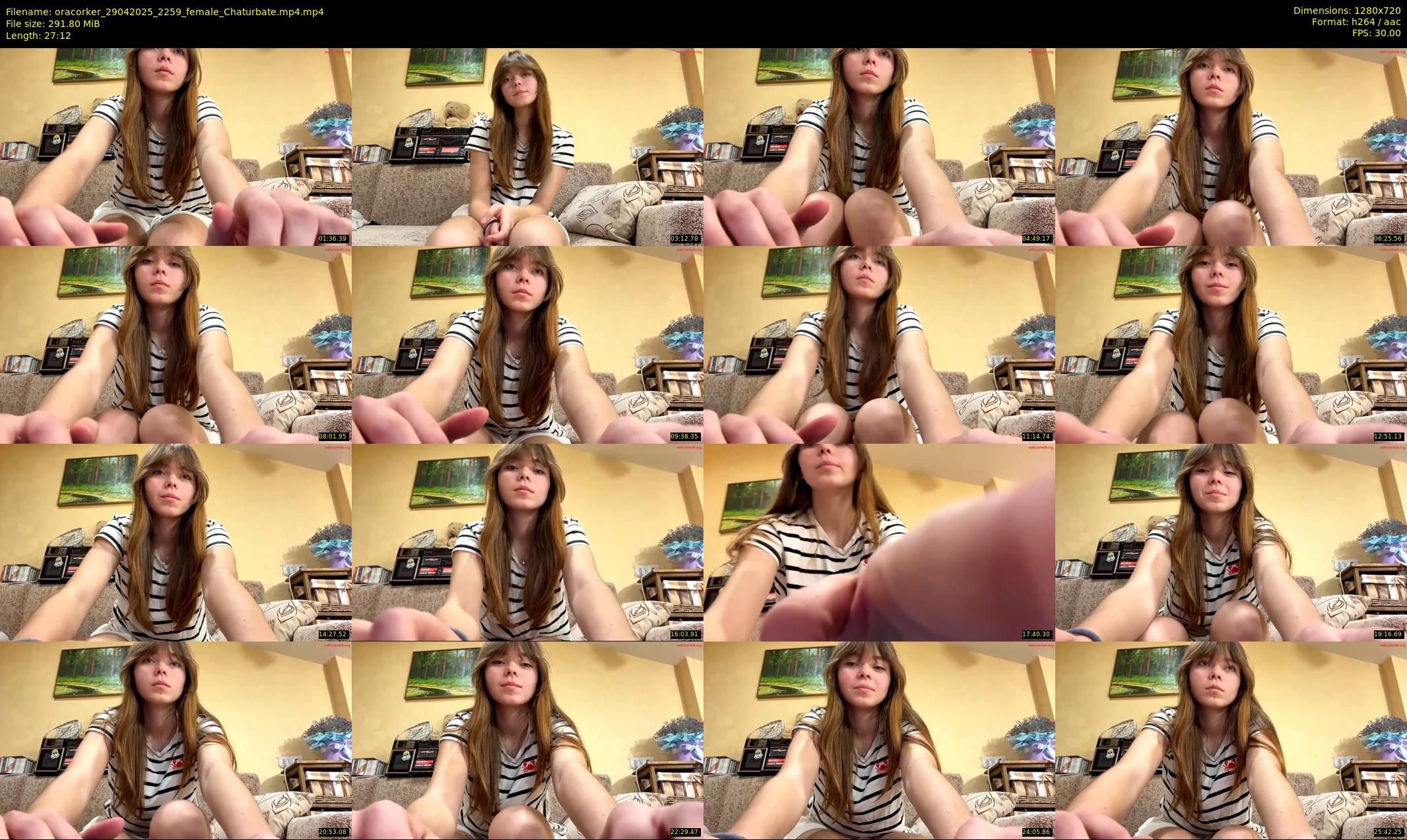 oracorker — 28 minute Chaturbate female cam show recording, 720p, Apr 29, 2025
