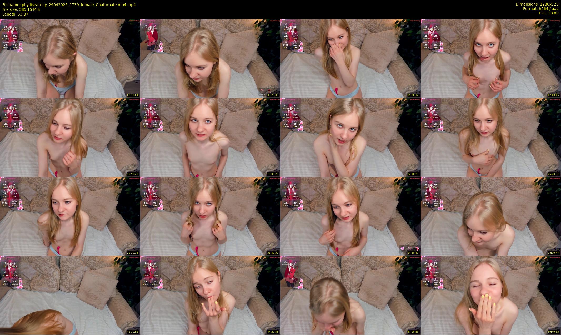 phyllisearney — 54 minute Chaturbate female cam show recording, 720p, Apr 29, 2025