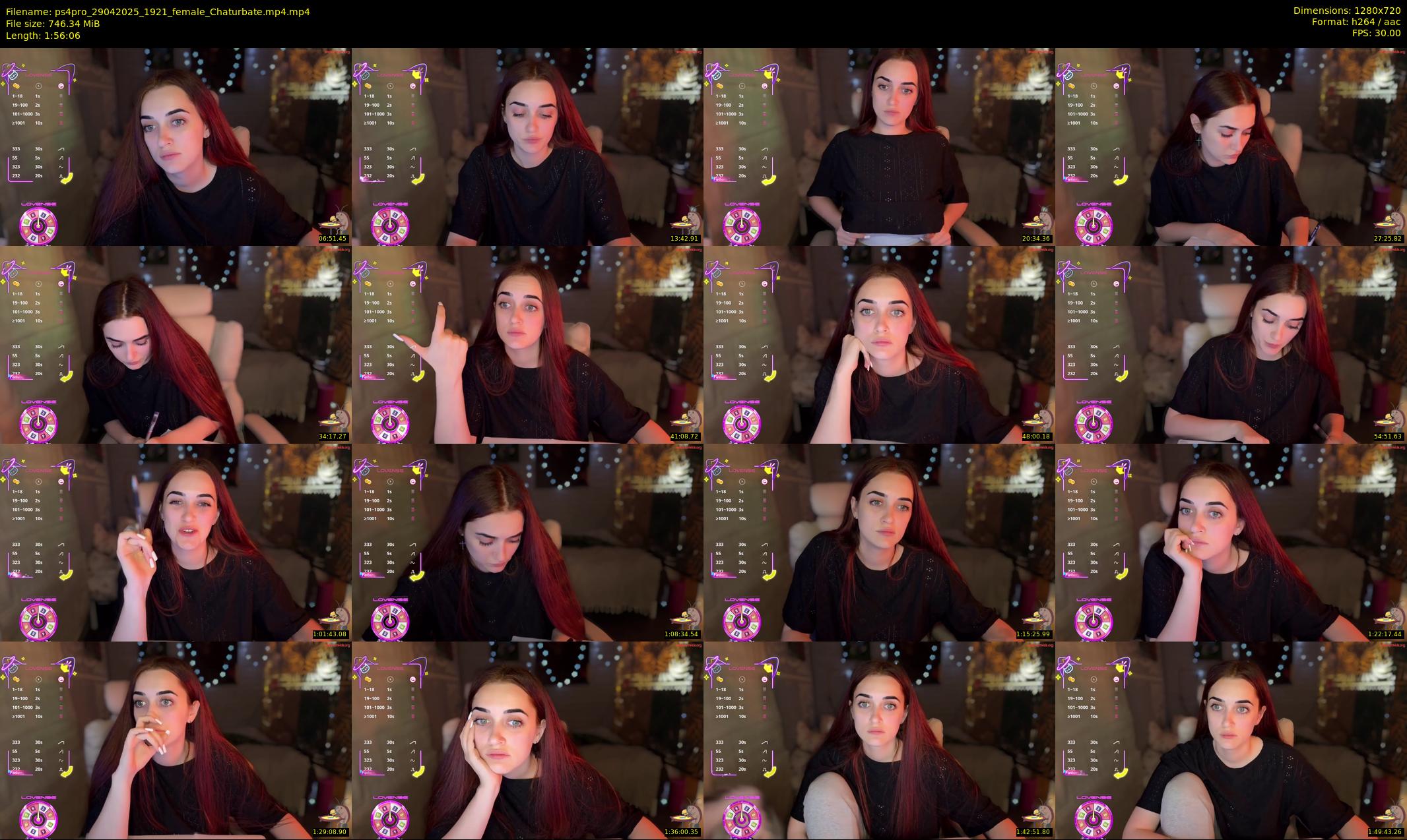ps4pro — 117 minute Chaturbate female cam show recording, 720p, Apr 29, 2025