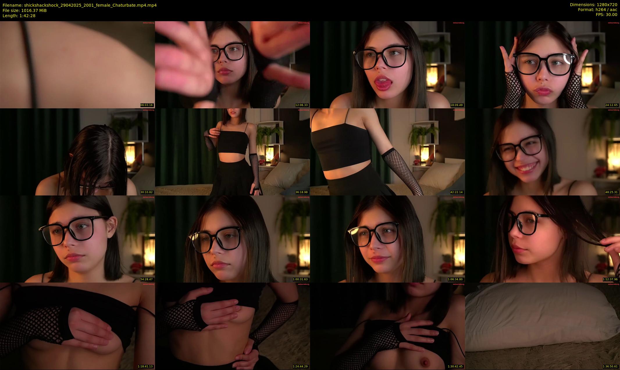 shickshackshock — 103 minute Chaturbate female cam show recording, 720p, Apr 29, 2025