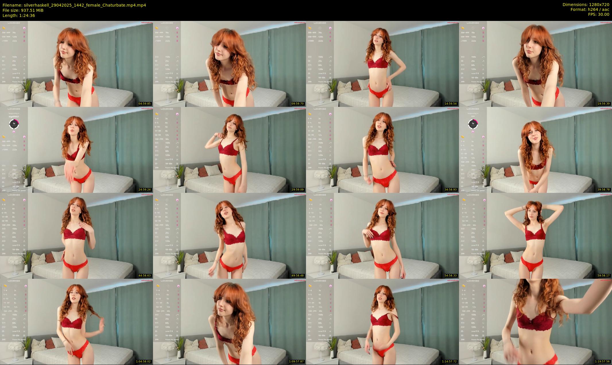 silverhaskell — 85 minute Chaturbate female cam show recording, 720p, Apr 29, 2025