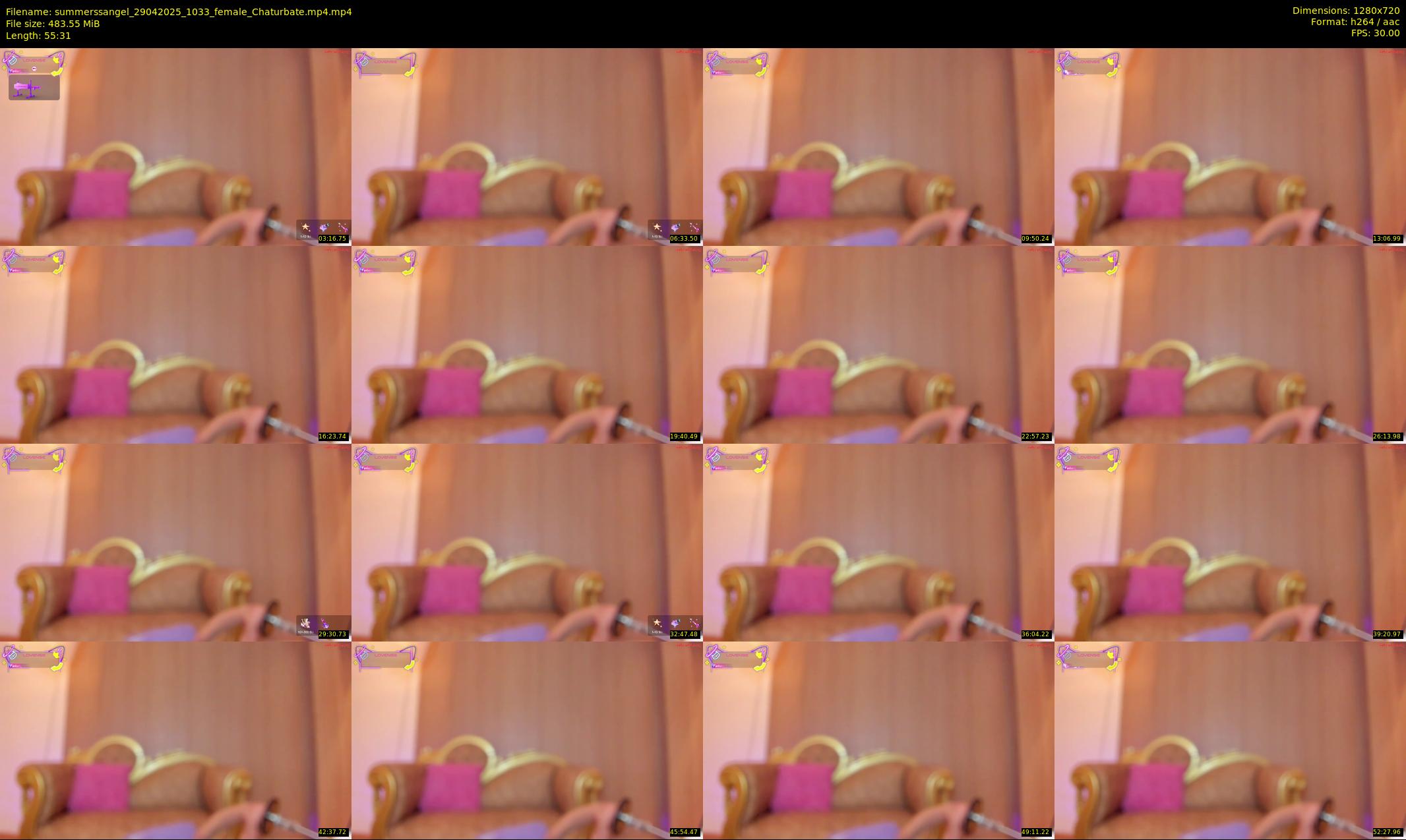 summerssangel — 56 minute Chaturbate female cam show recording, 720p, Apr 29, 2025