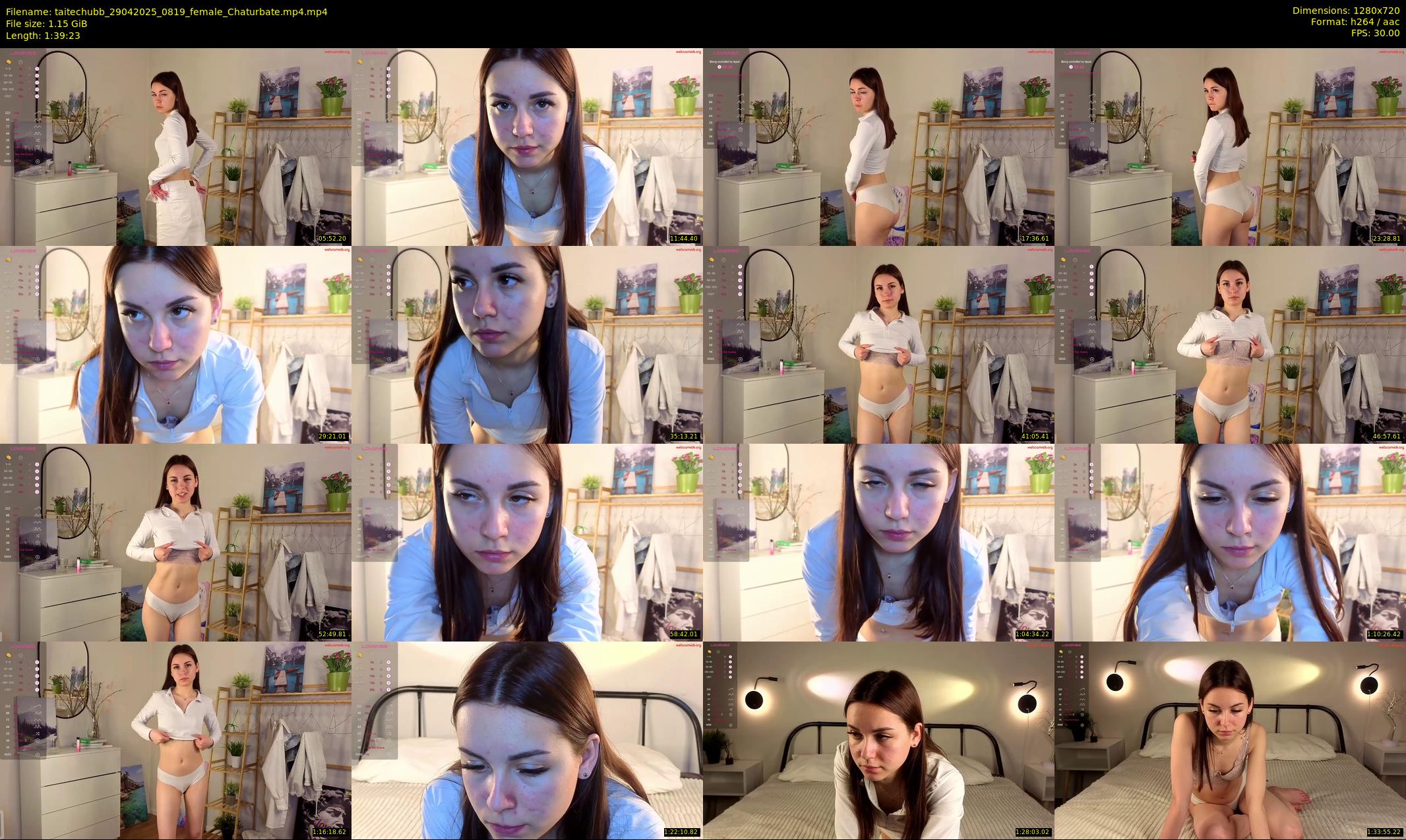 taitechubb — 100 minute Chaturbate female cam show recording, 720p, Apr 29, 2025