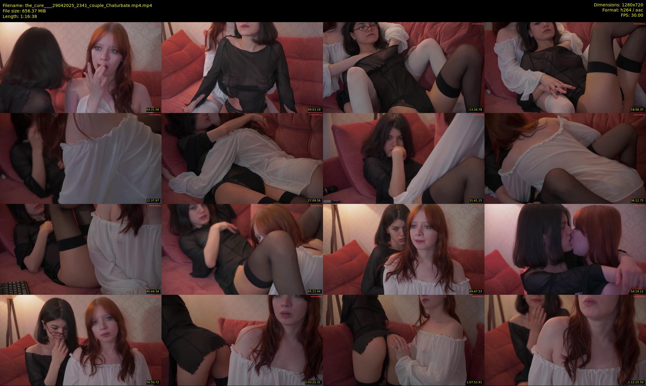 the_cure___ — 77 minute Chaturbate couple cam show recording, 720p, Apr 29, 2025