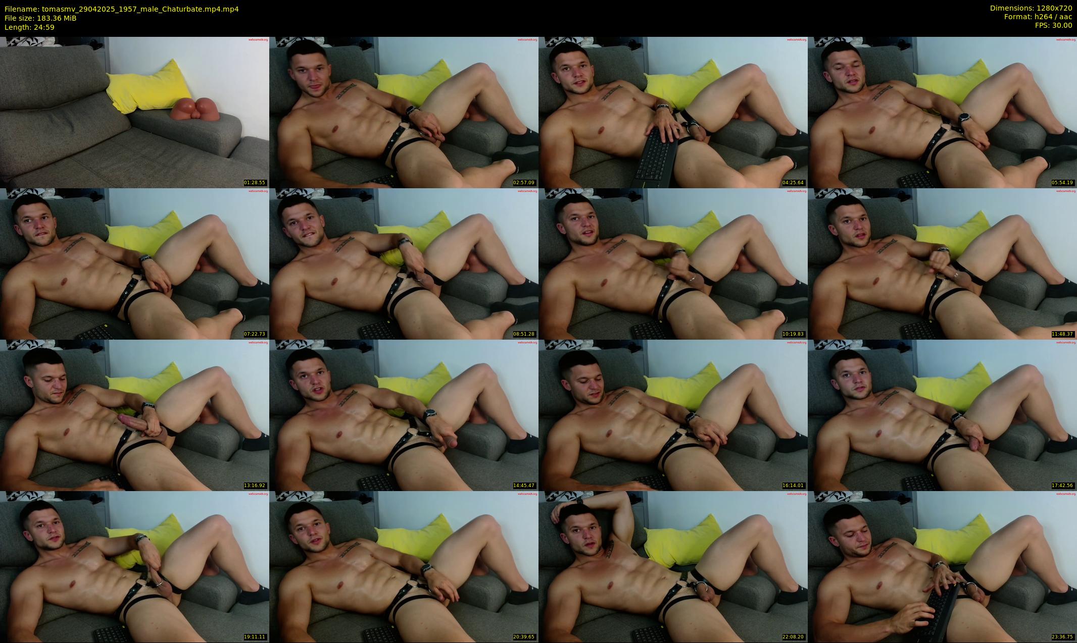 tomasmv — 25 minute Chaturbate male cam show recording, 720p, Apr 29, 2025