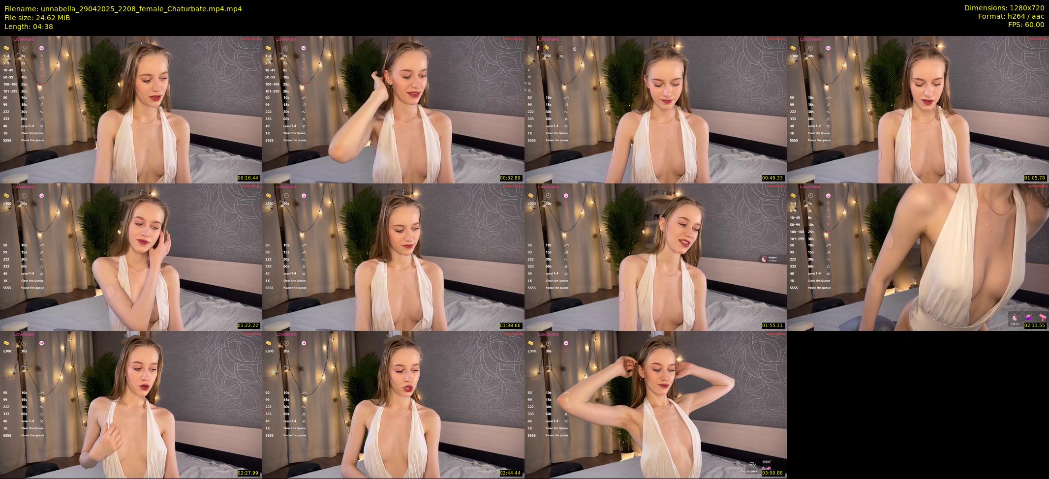 unnabella — 5 minute Chaturbate female cam show recording, 720p, Apr 29, 2025