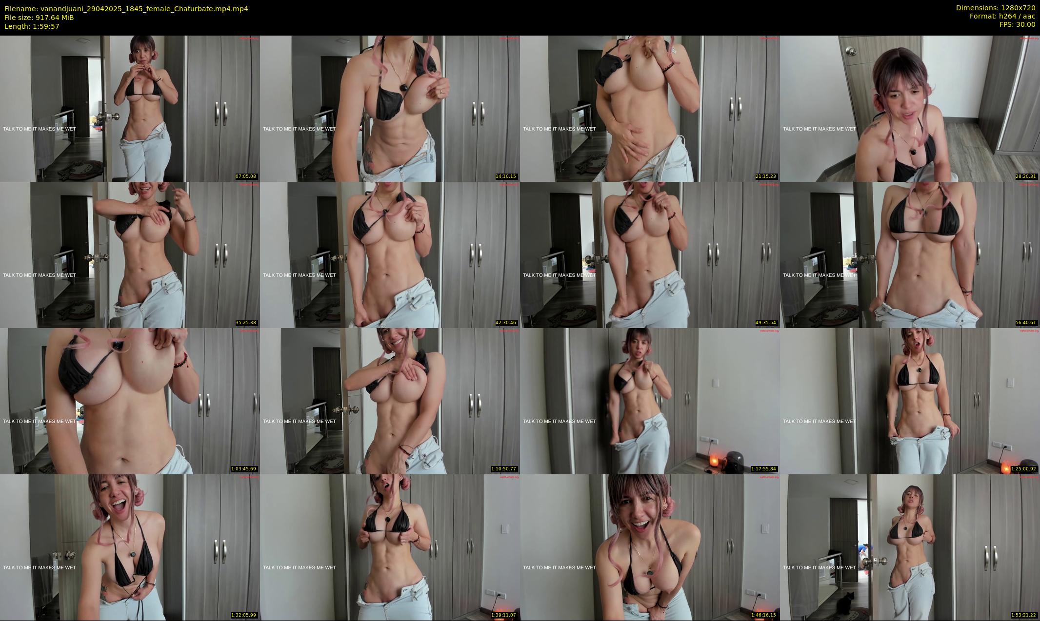 vanandjuani — 120 minute Chaturbate female cam show recording, 720p, Apr 29, 2025