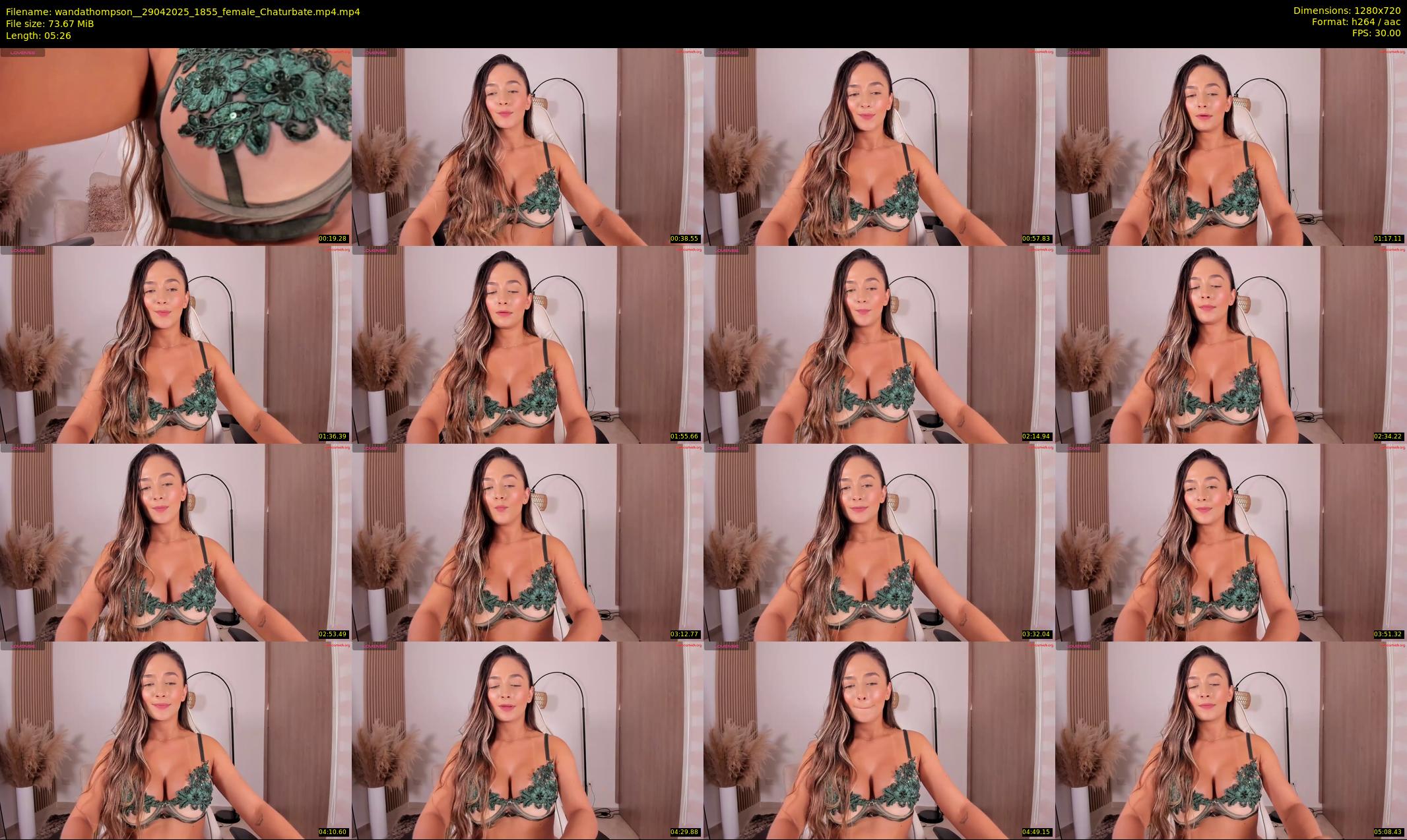 wandathompson_ — 6 minute Chaturbate female cam show recording, 720p, Apr 29, 2025