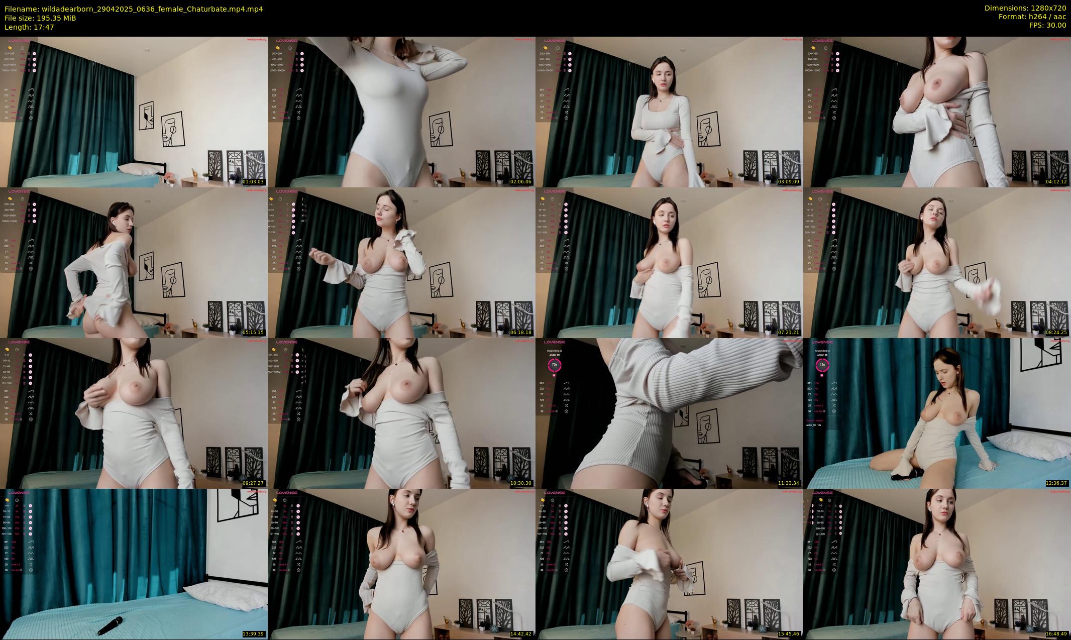 wildadearborn — 18 minute Chaturbate female cam show recording, 720p, Apr 29, 2025