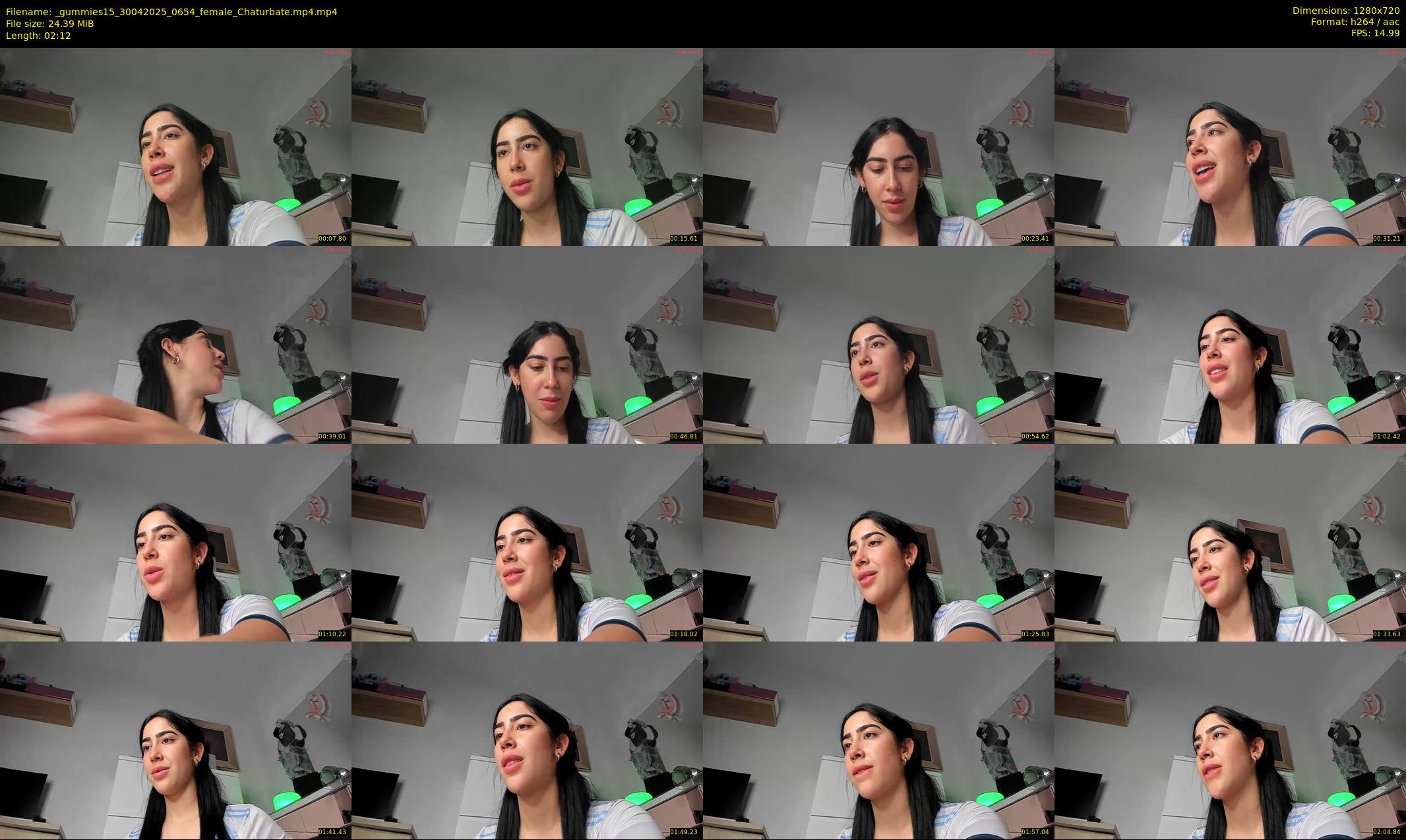 _gummies15 — 3 minute Chaturbate female cam show recording, 720p, Apr 30, 2025
