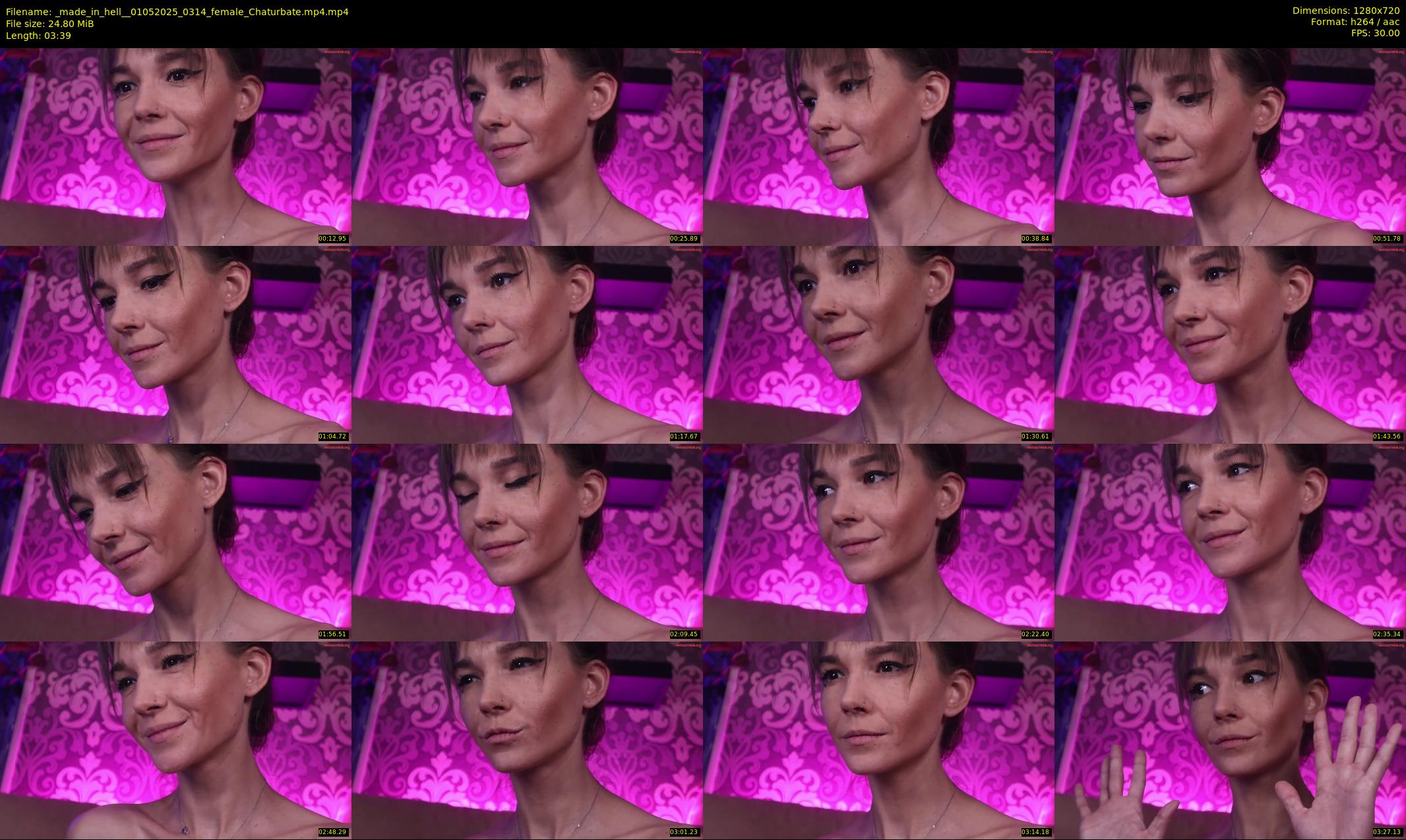 _made_in_hell_ — 4 minute Chaturbate female cam show recording, 720p, May 1, 2025