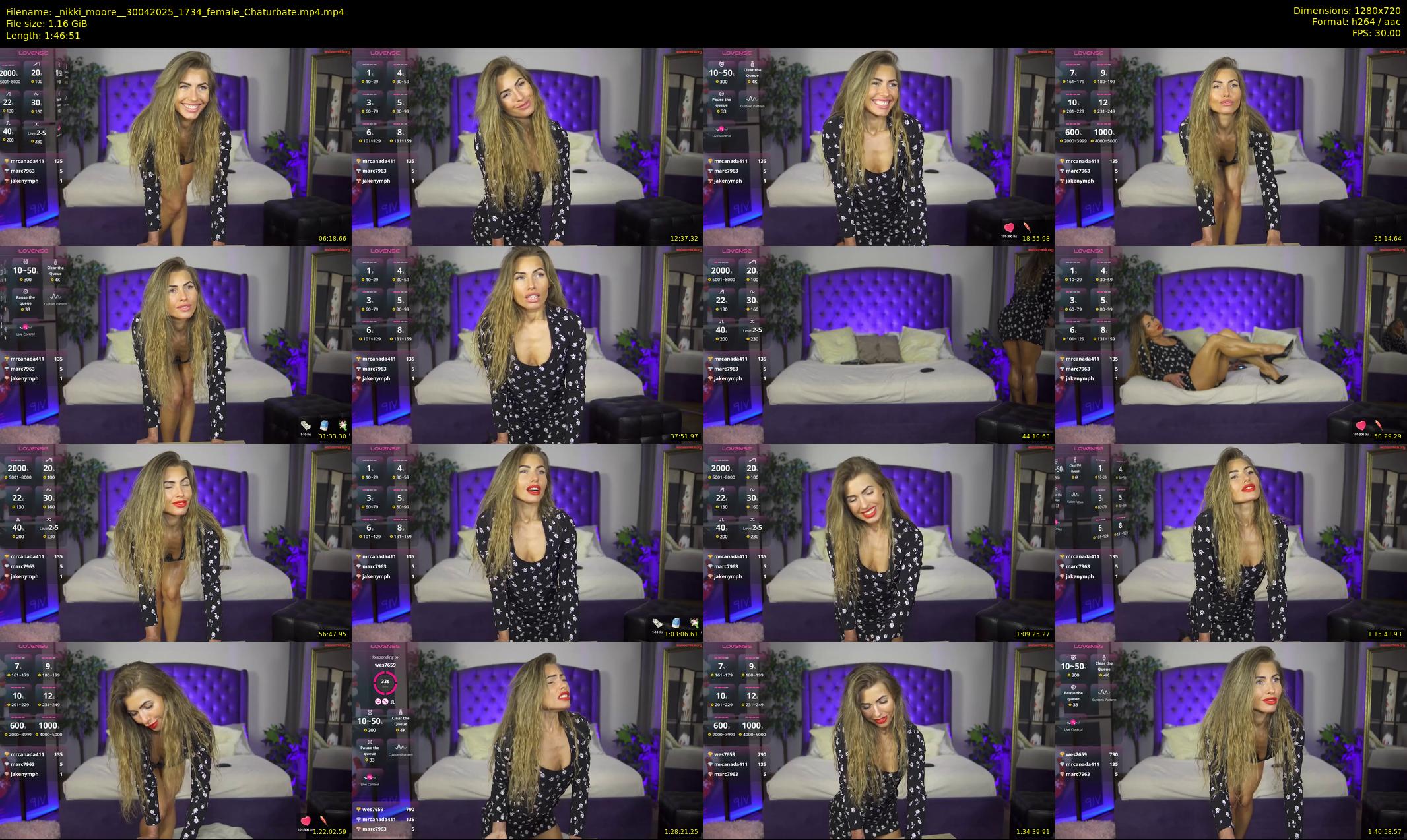 _nikki_moore_ — 107 minute Chaturbate female cam show recording, 720p, Apr 30, 2025