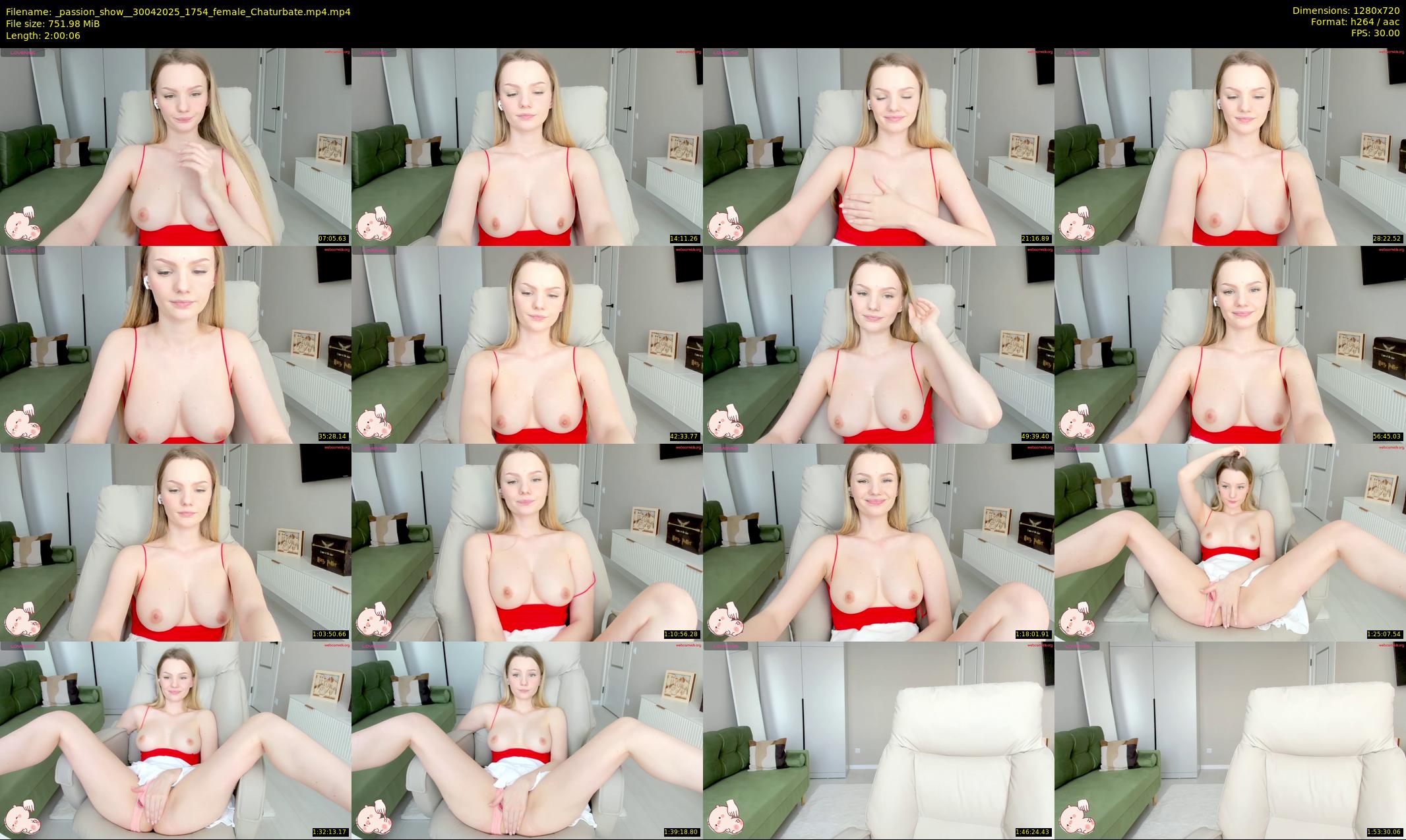 _passion_show_ — 121 minute Chaturbate couple cam show recording, 720p, Apr 30, 2025
