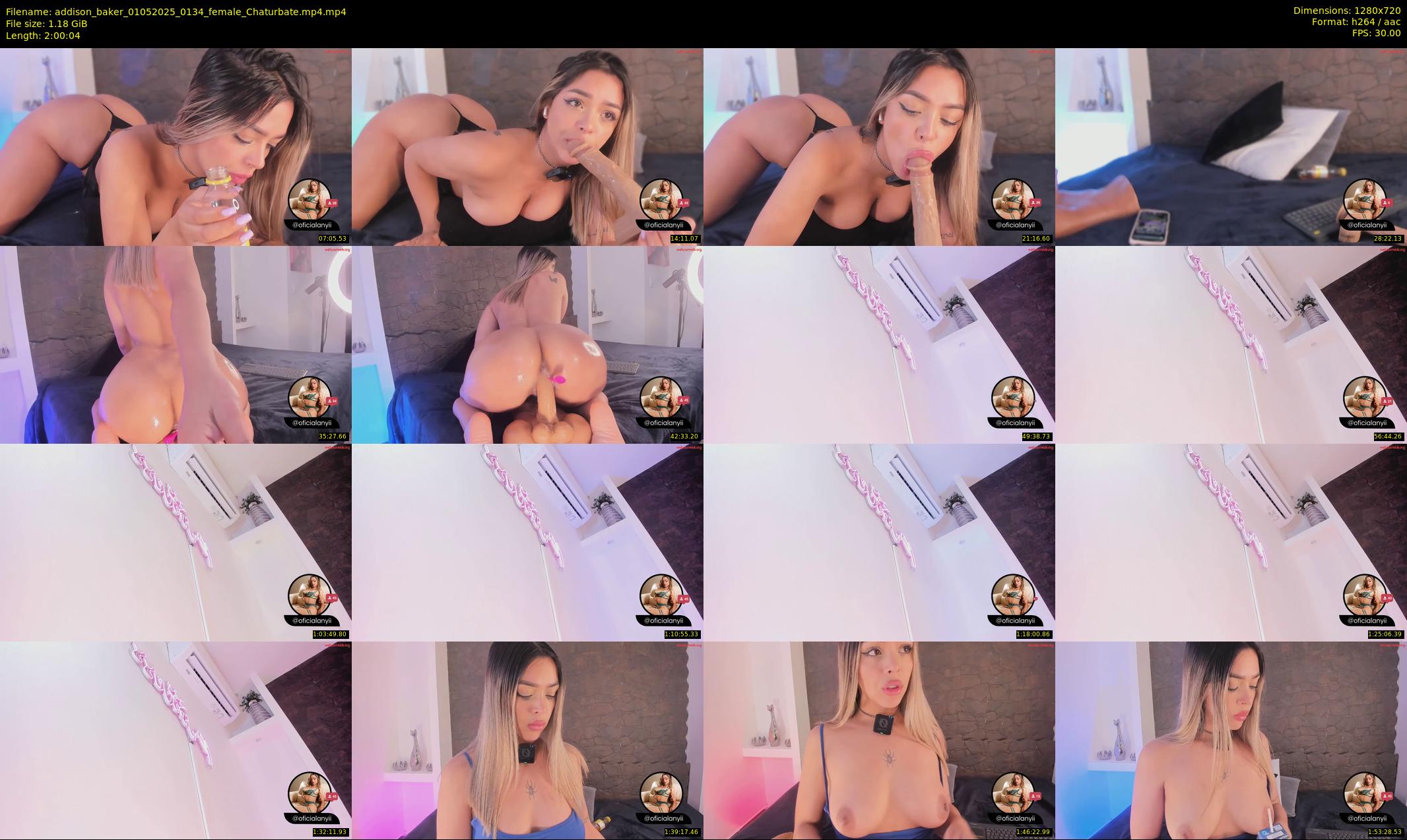 addison_baker — 121 minute Chaturbate female cam show recording, 720p, May 1, 2025