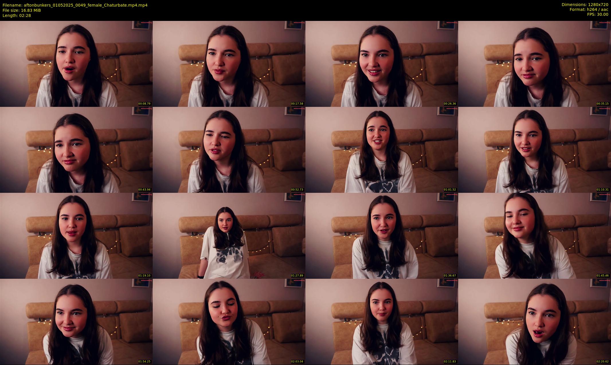 aftonbunkers — 3 minute Chaturbate female cam show recording, 720p, May 1, 2025