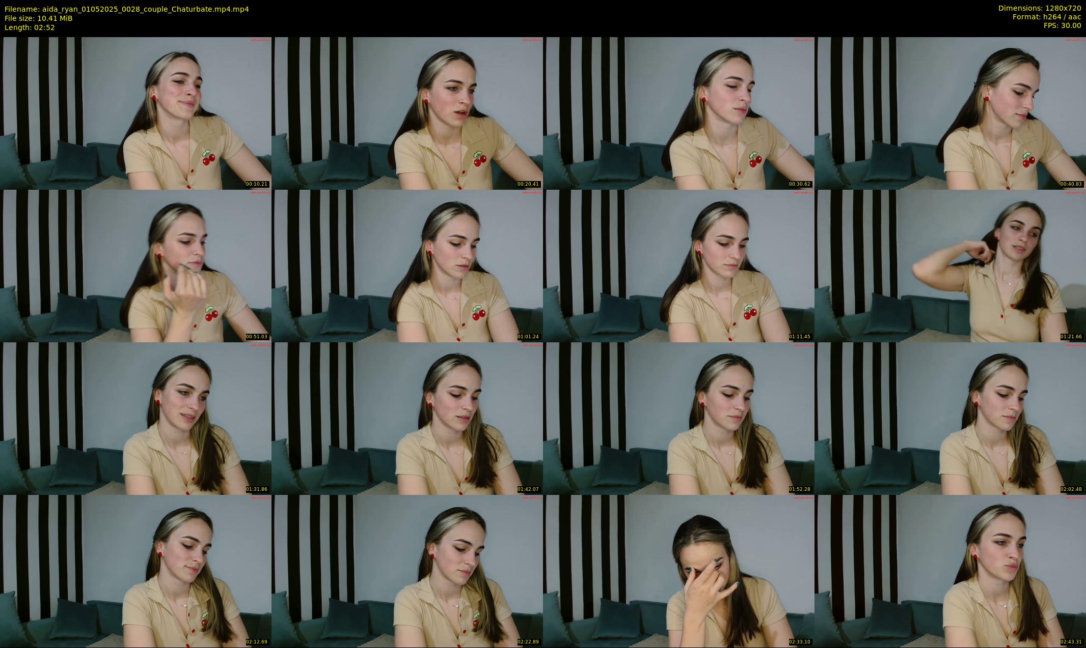 aida_ryan — 3 minute Chaturbate couple cam show recording, 720p, May 1, 2025