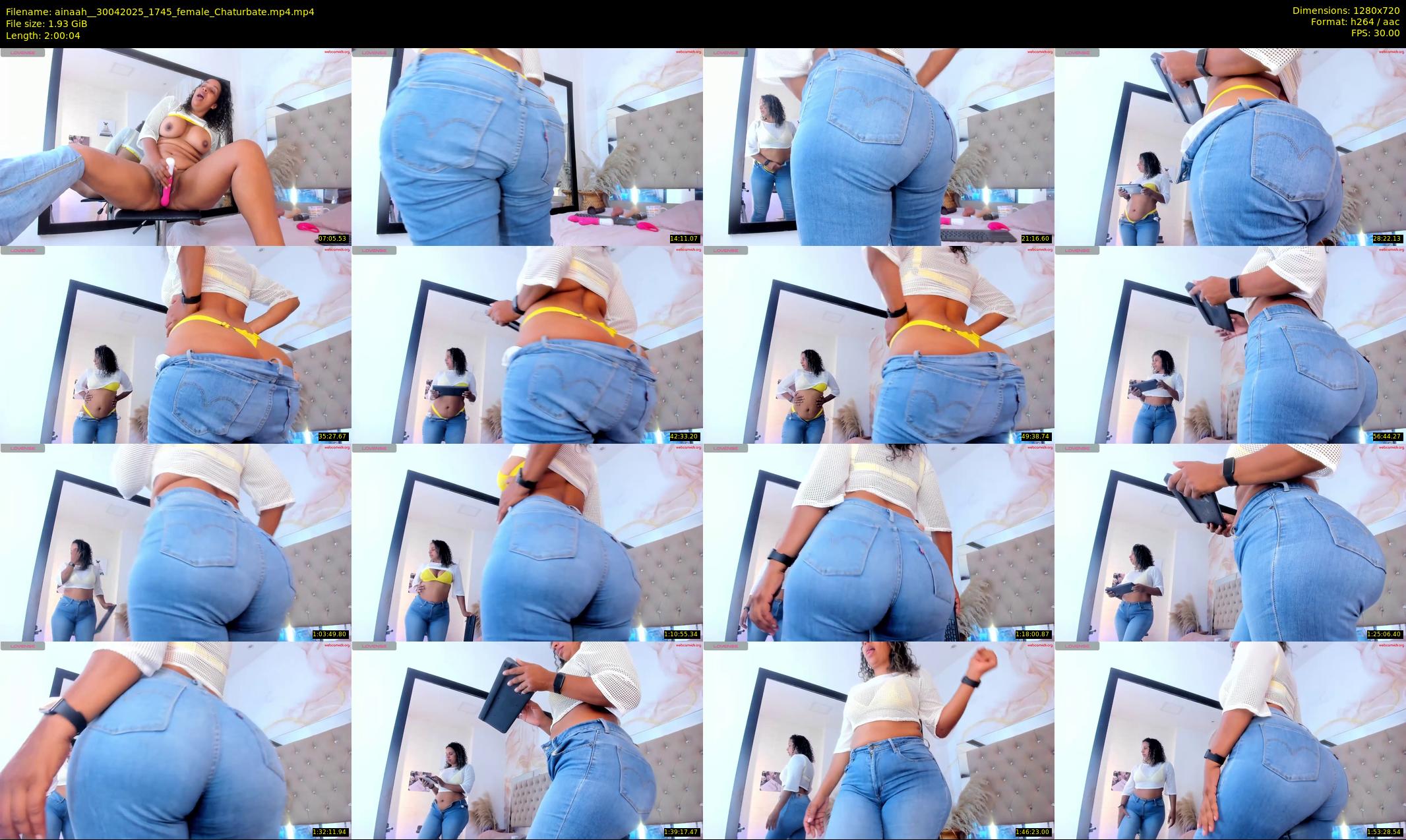 ainaah_ — 121 minute Chaturbate female cam show recording, 720p, Apr 30, 2025