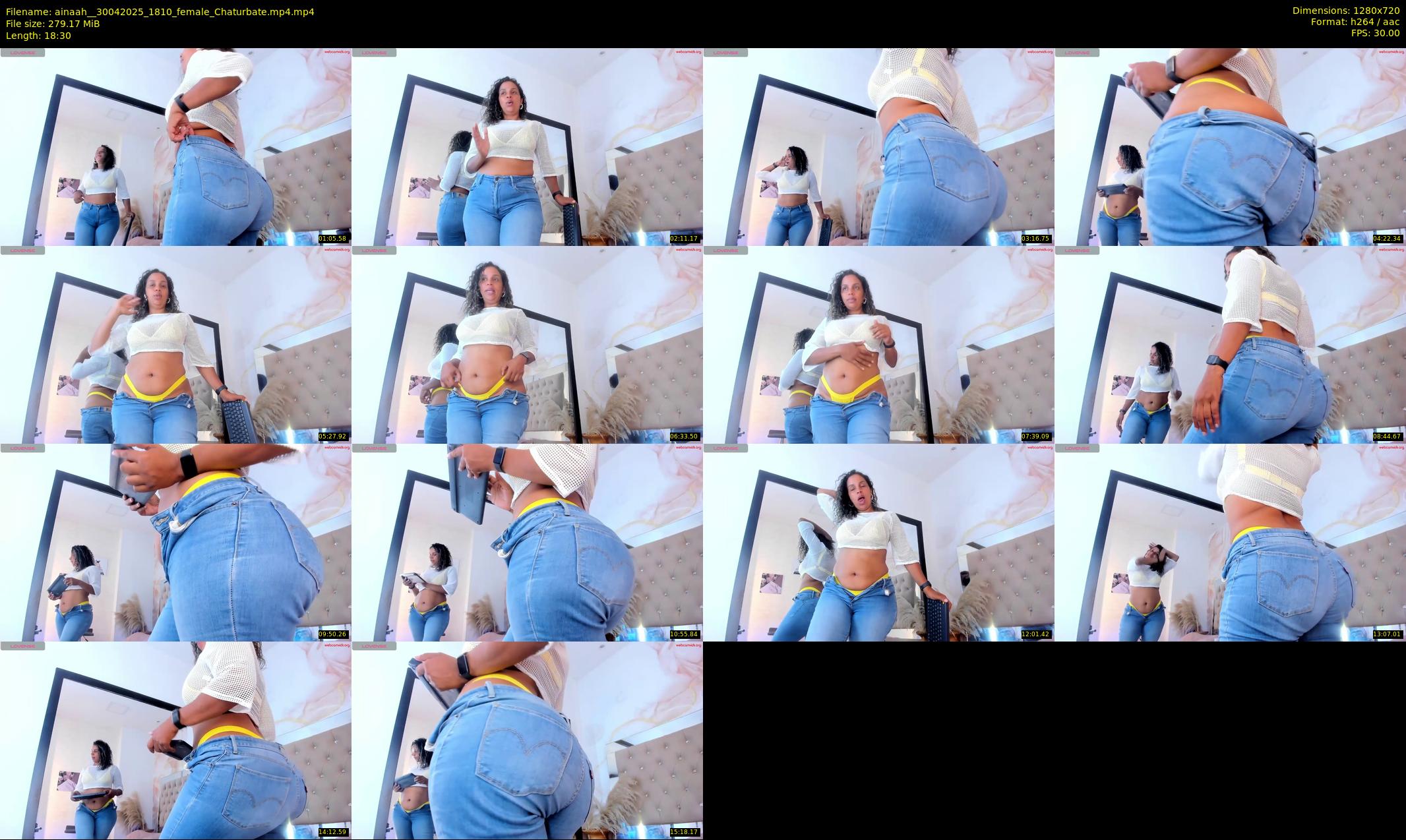 ainaah_ — 19 minute Chaturbate female cam show recording, 720p, Apr 30, 2025