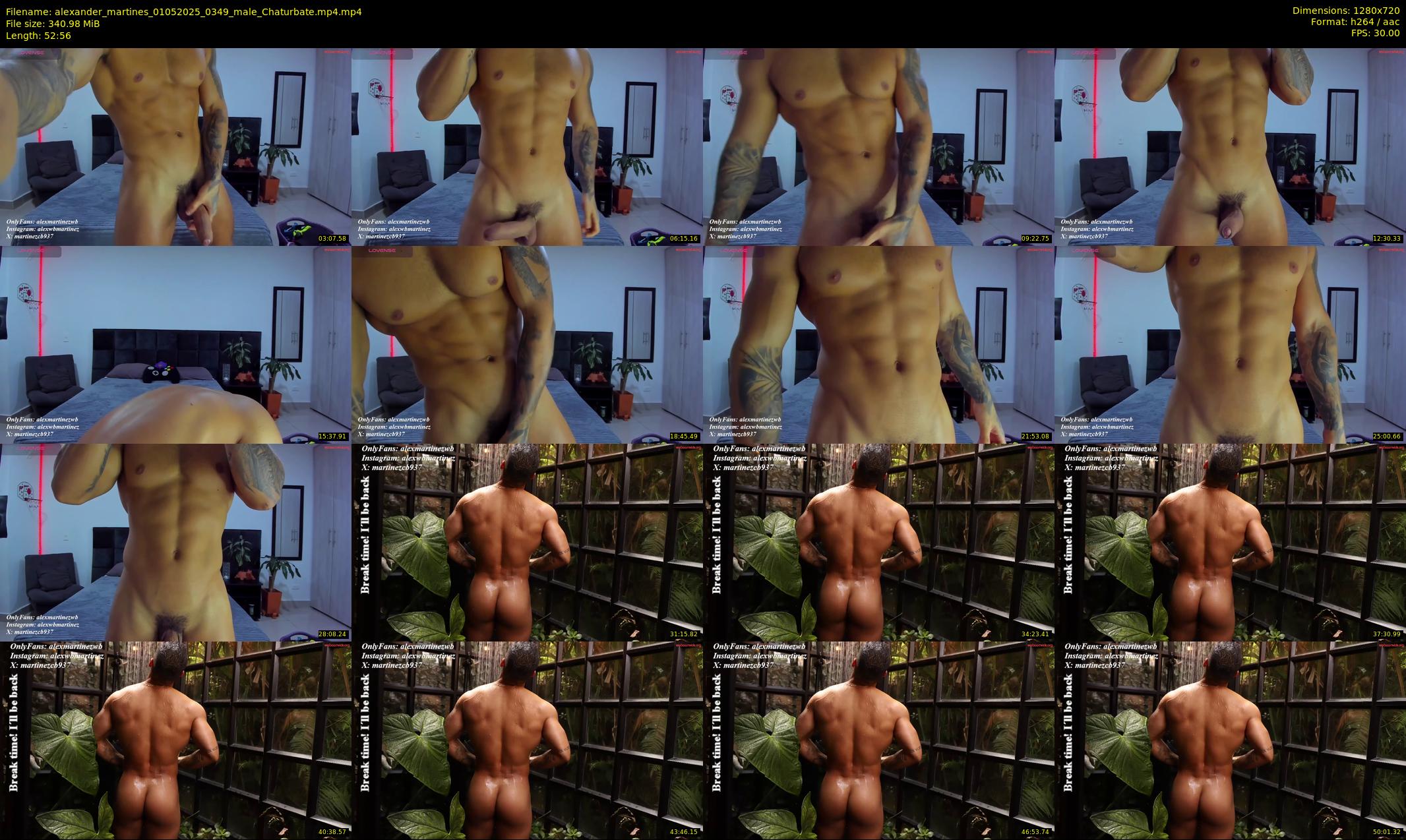 alexander_martines — 53 minute Chaturbate male cam show recording, 720p, May 1, 2025