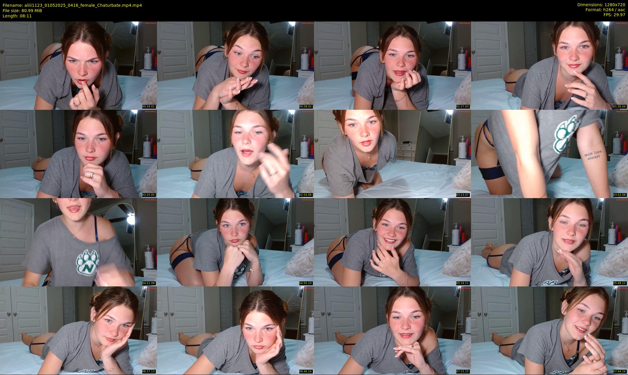 aliii1123 — 9 minute Chaturbate female cam show recording, 720p, May 1, 2025