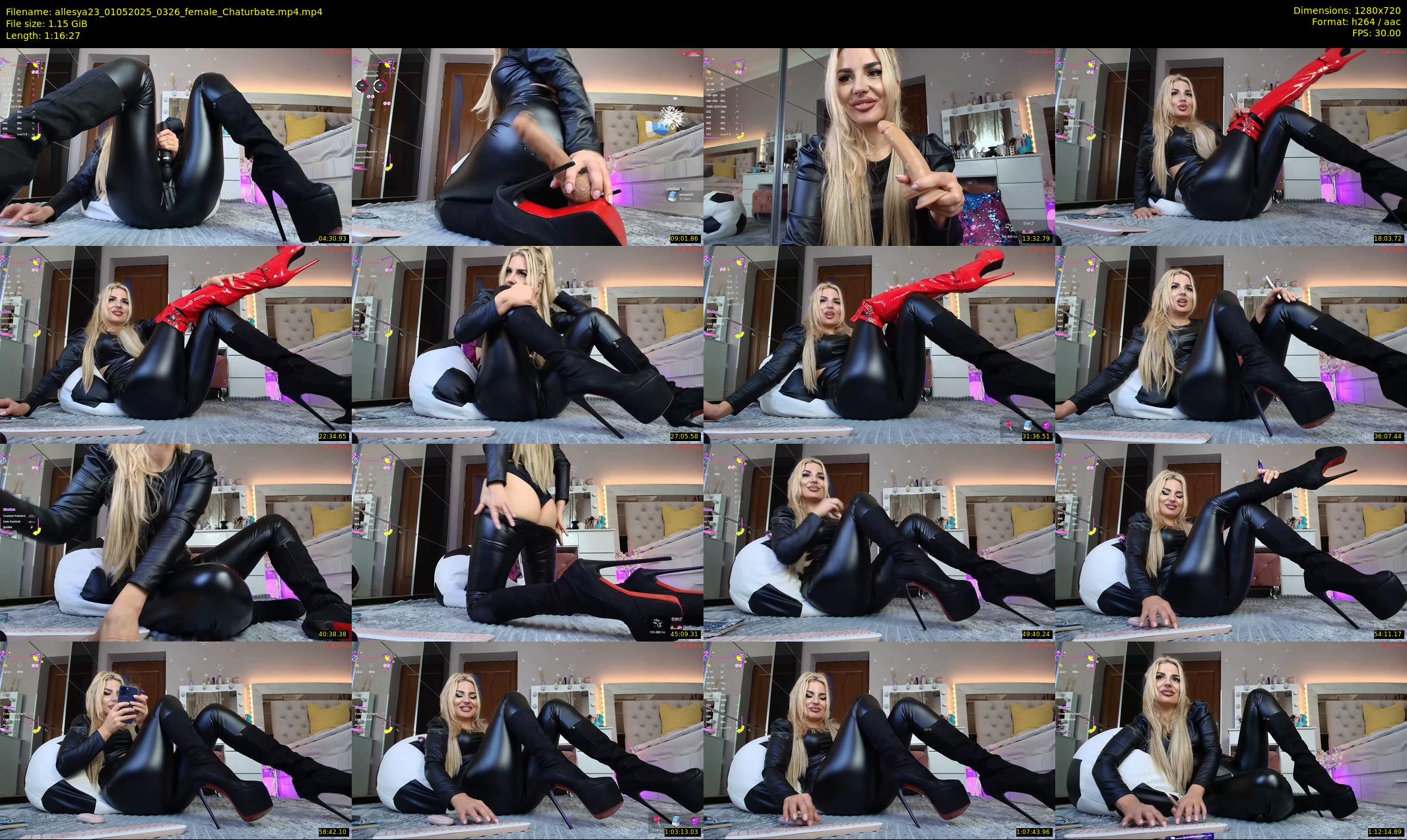 allesya23 — 77 minute Chaturbate female cam show recording, 720p, May 1, 2025