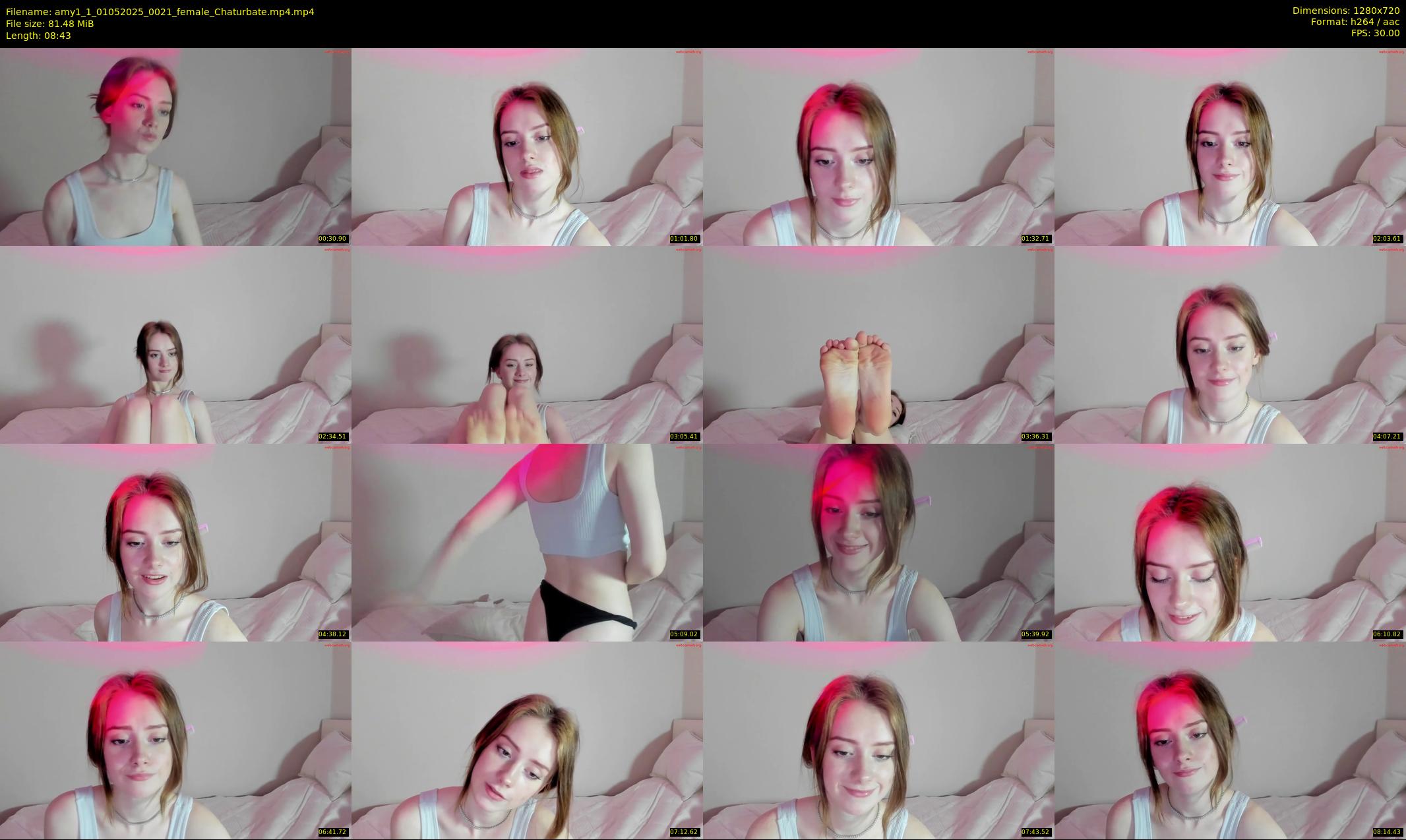 amy1_1 — 9 minute Chaturbate female cam show recording, 720p, May 1, 2025