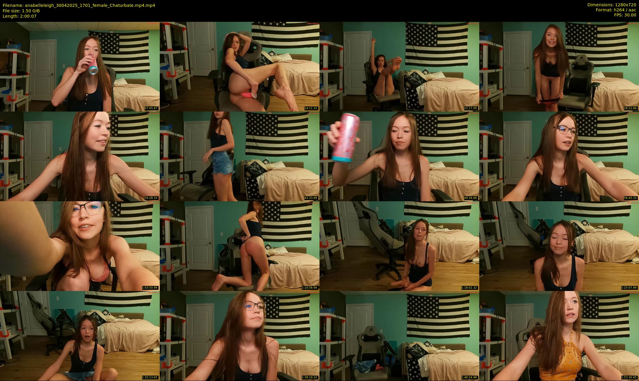 anabelleleigh — 121 minute Chaturbate female cam show recording, 720p, Apr 30, 2025