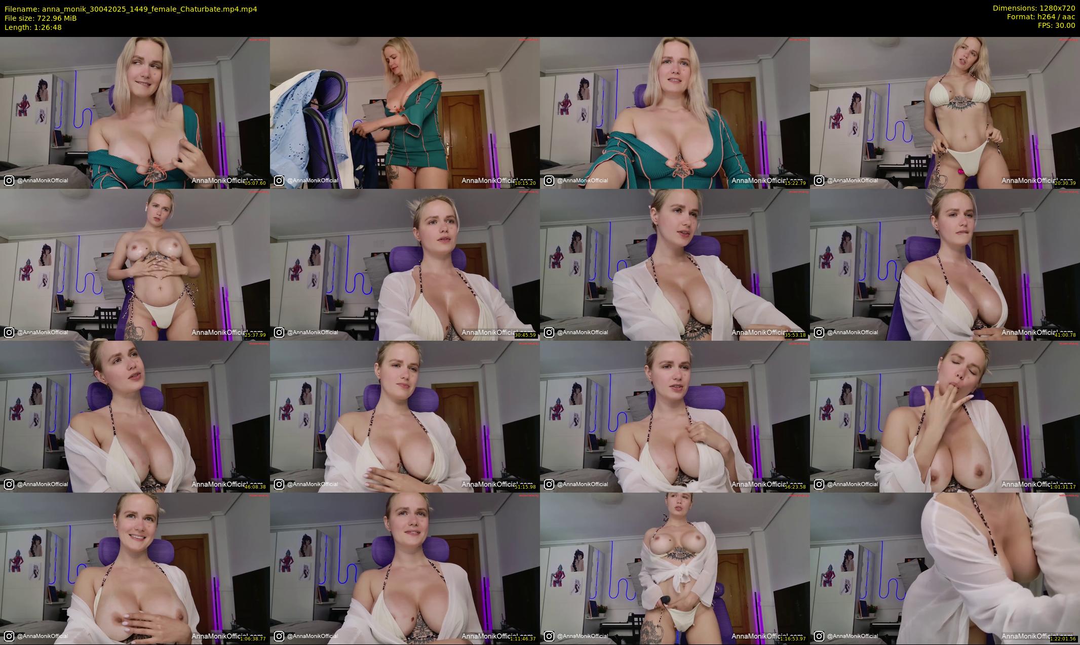 anna_monik — 87 minute Chaturbate couple cam show recording, 720p, Apr 30, 2025